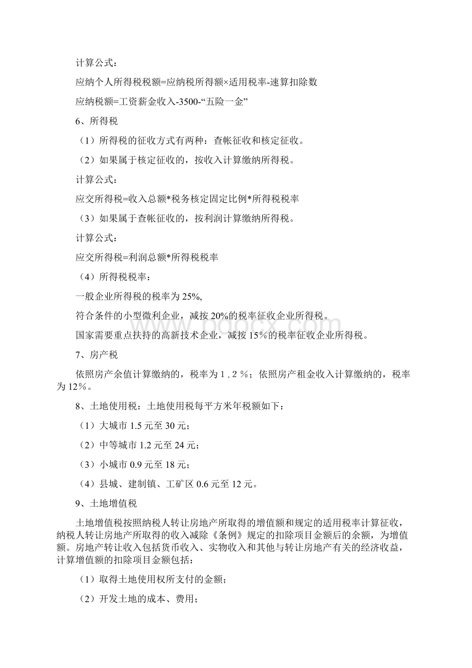 房地产会计全套账务处理Word下载.docx_第2页