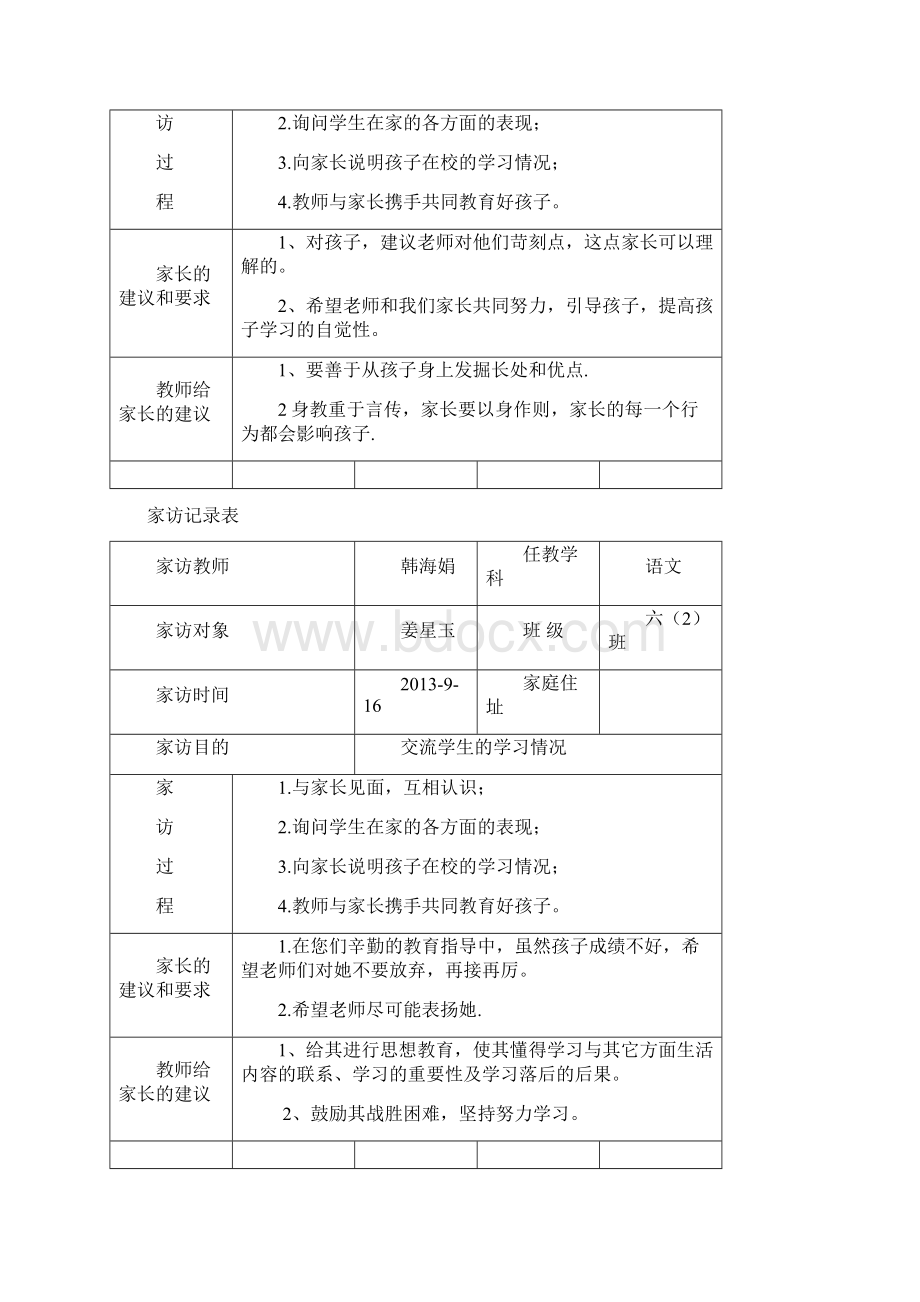 小学家访记录表.docx_第2页