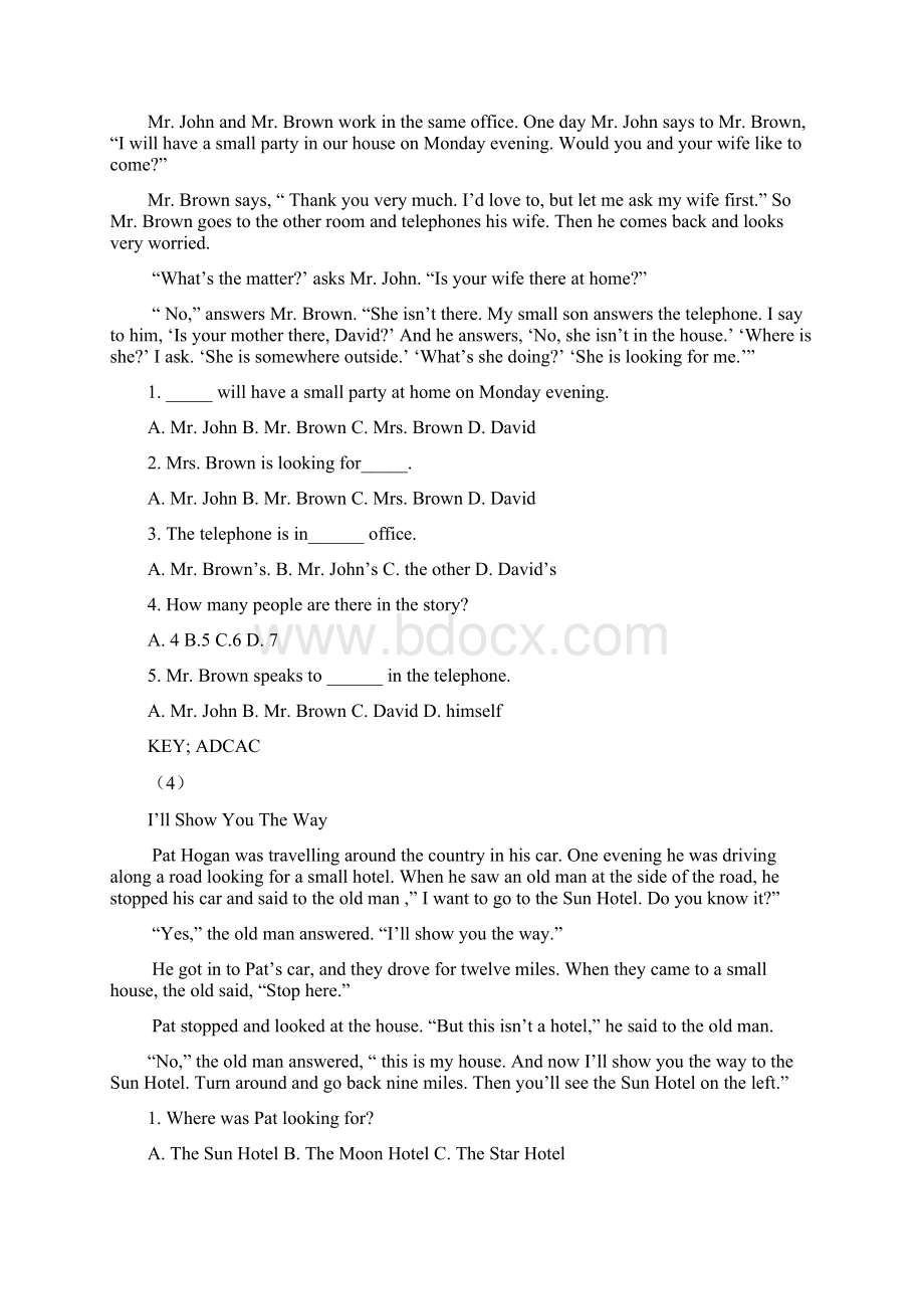 小学英语六年级阅读理解16篇讲课稿.docx_第3页
