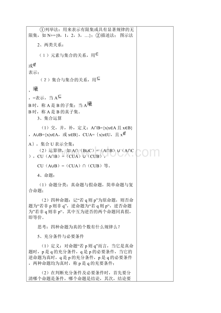 集合与命题综合复习Word文件下载.docx_第2页