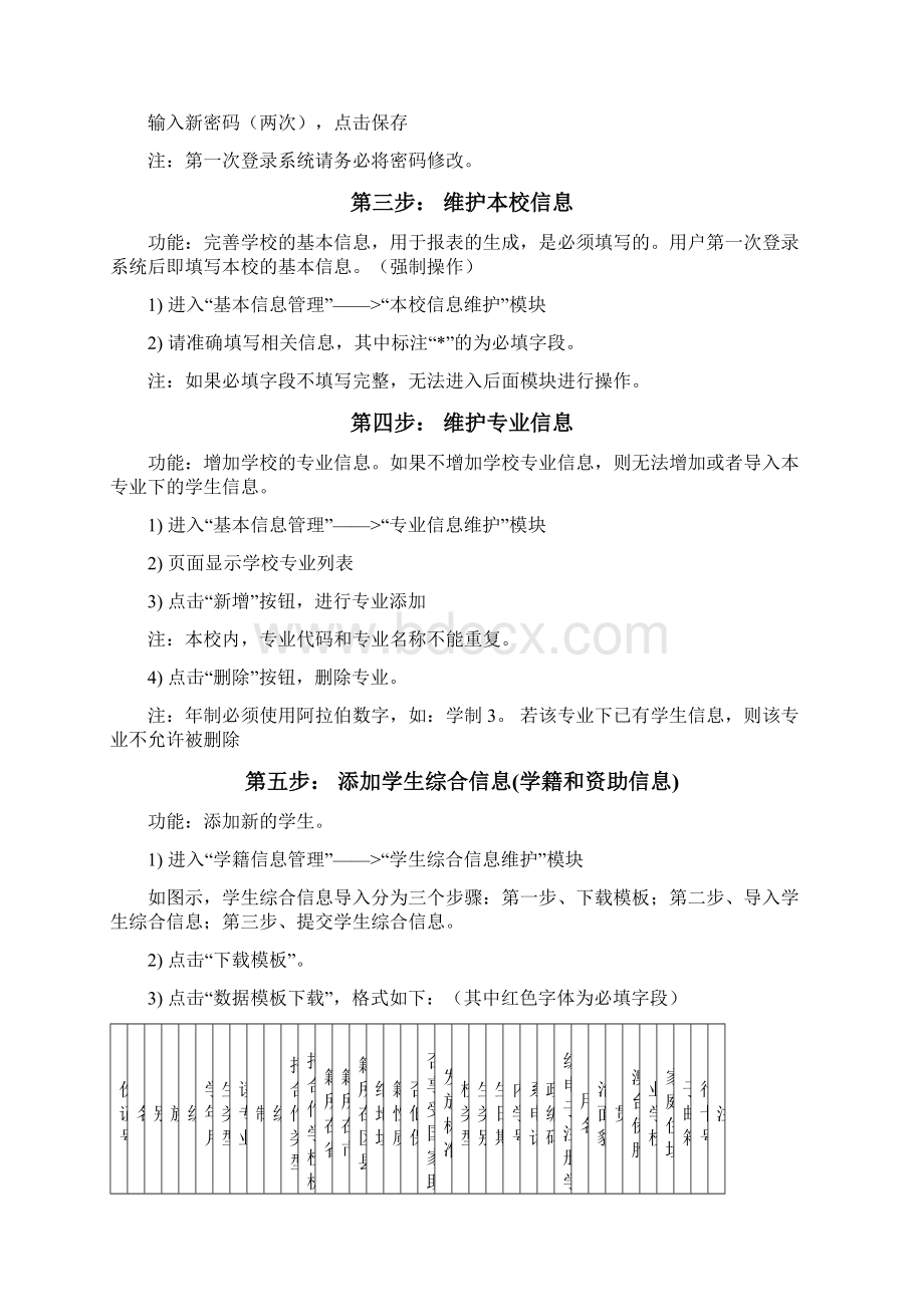 全国中等职业学校学生信息管理系统用户手册.docx_第2页