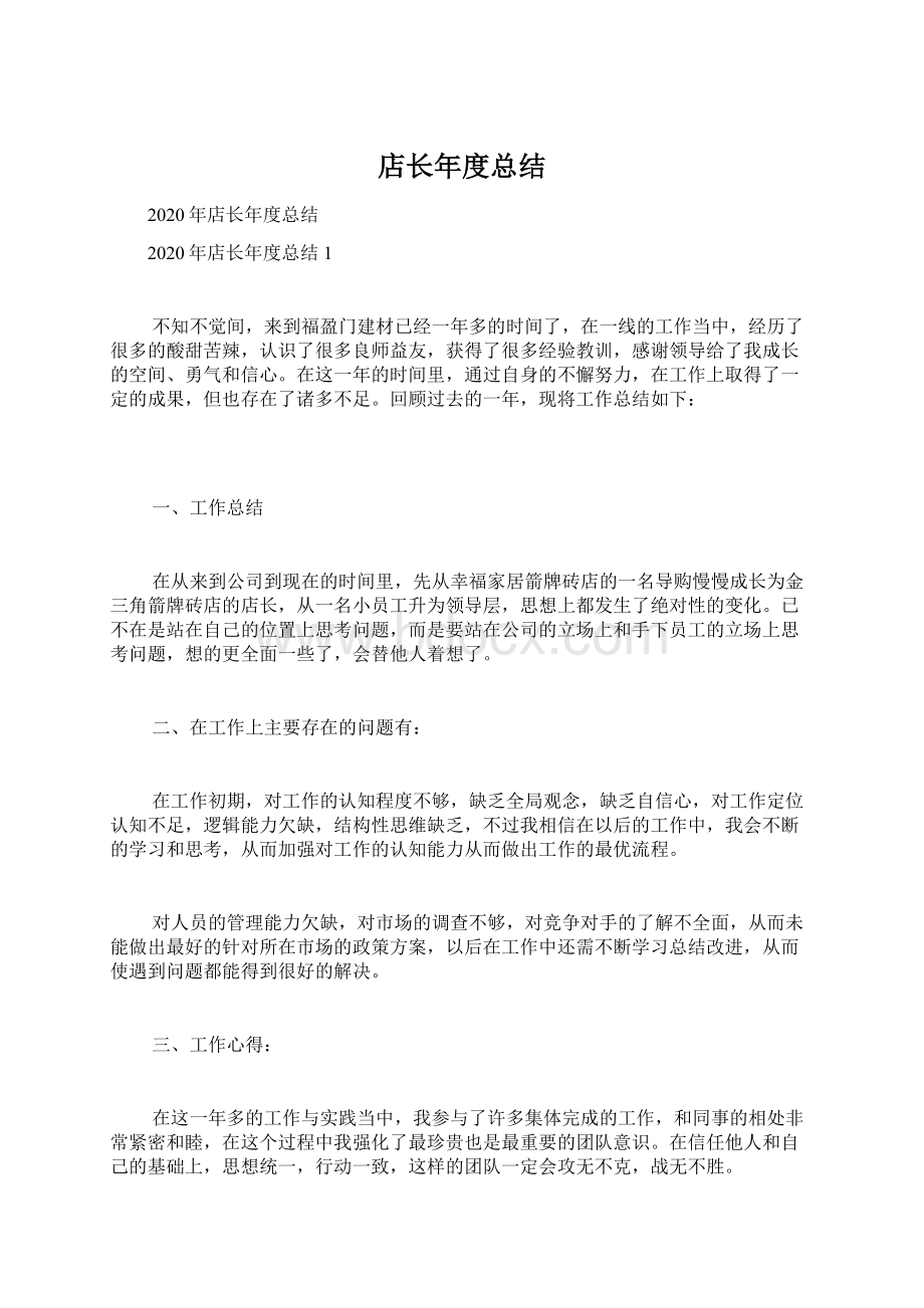 店长年度总结.docx_第1页