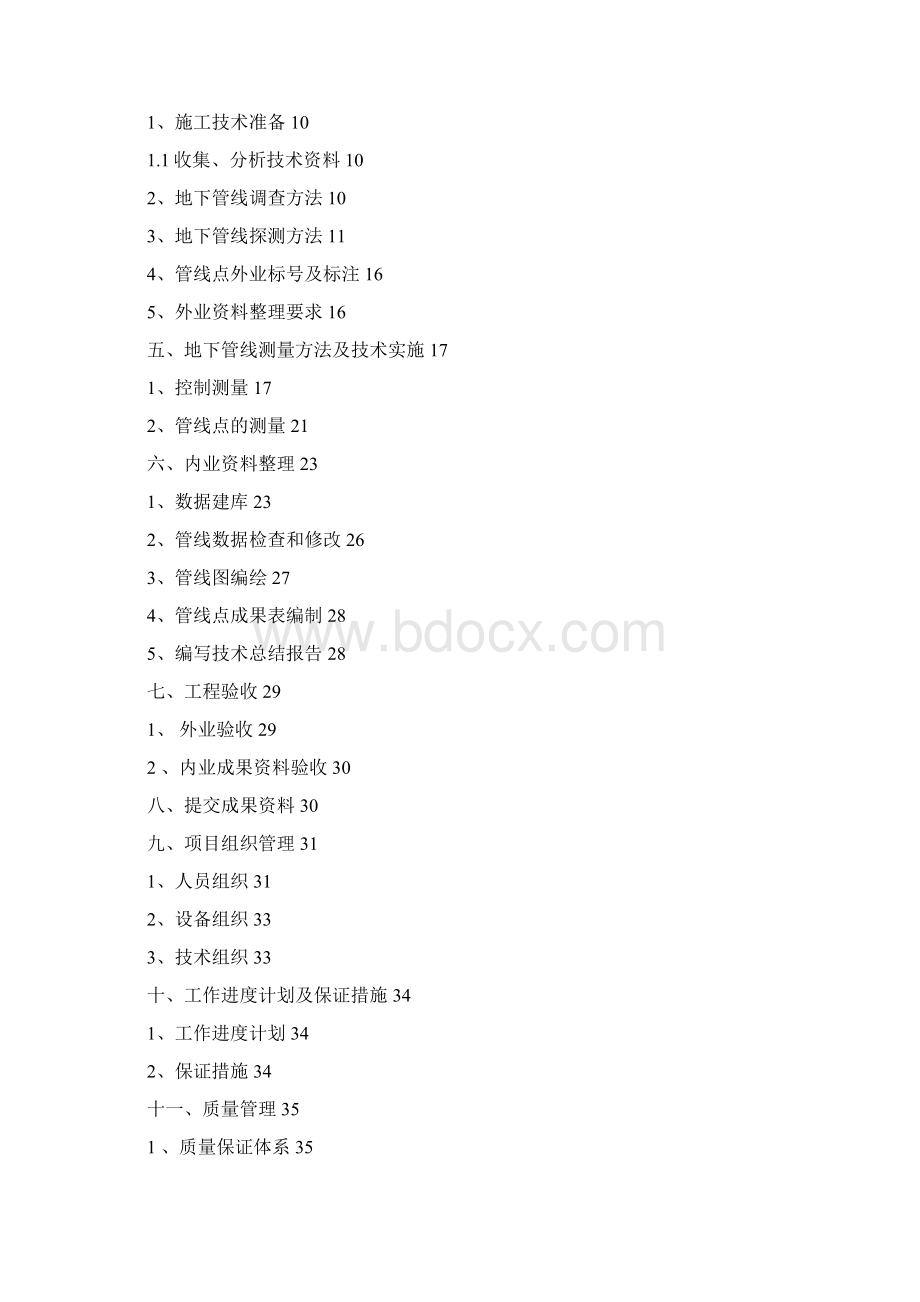 地管网普查施工组织技术方案.docx_第2页