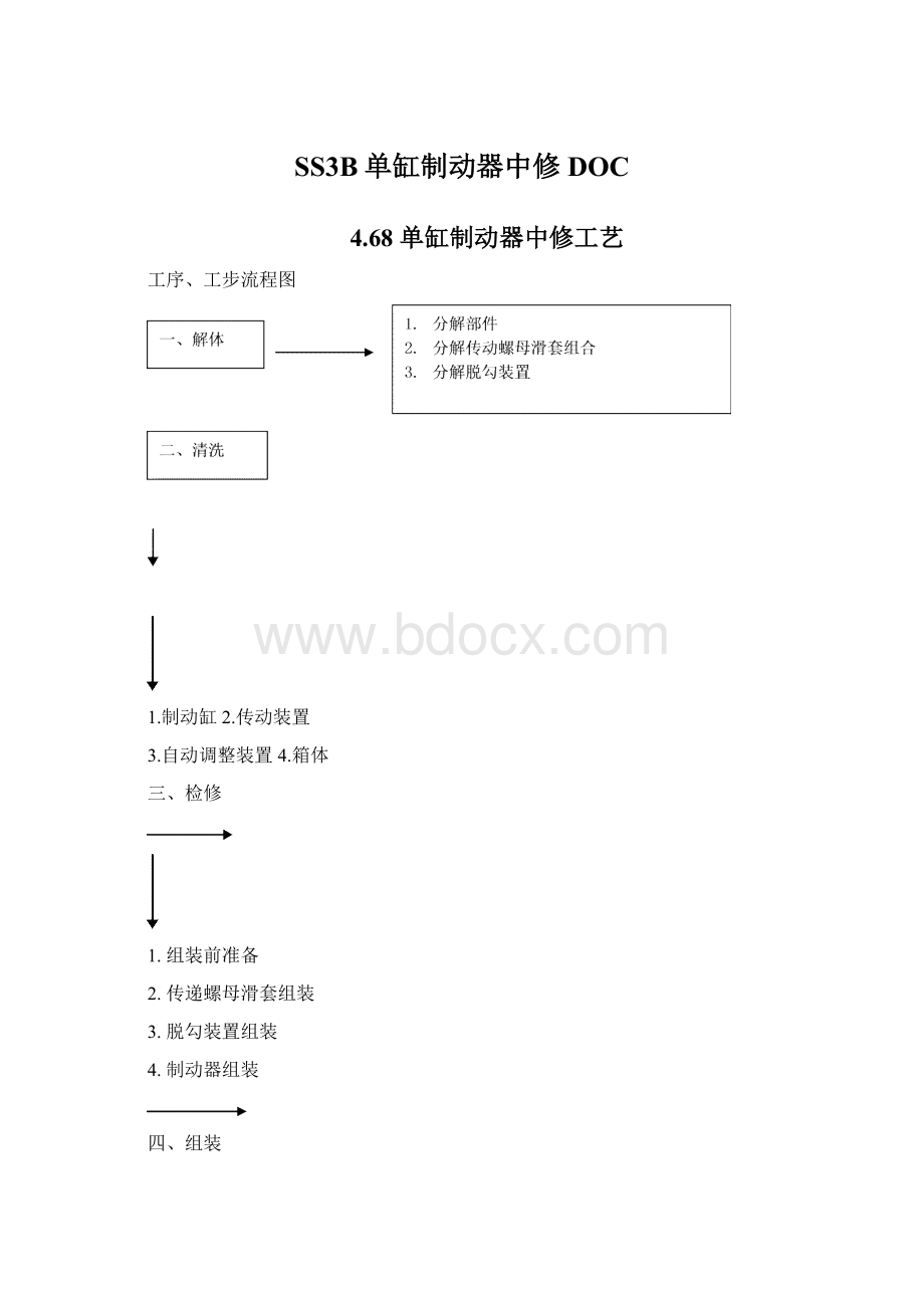 SS3B单缸制动器中修DOC.docx