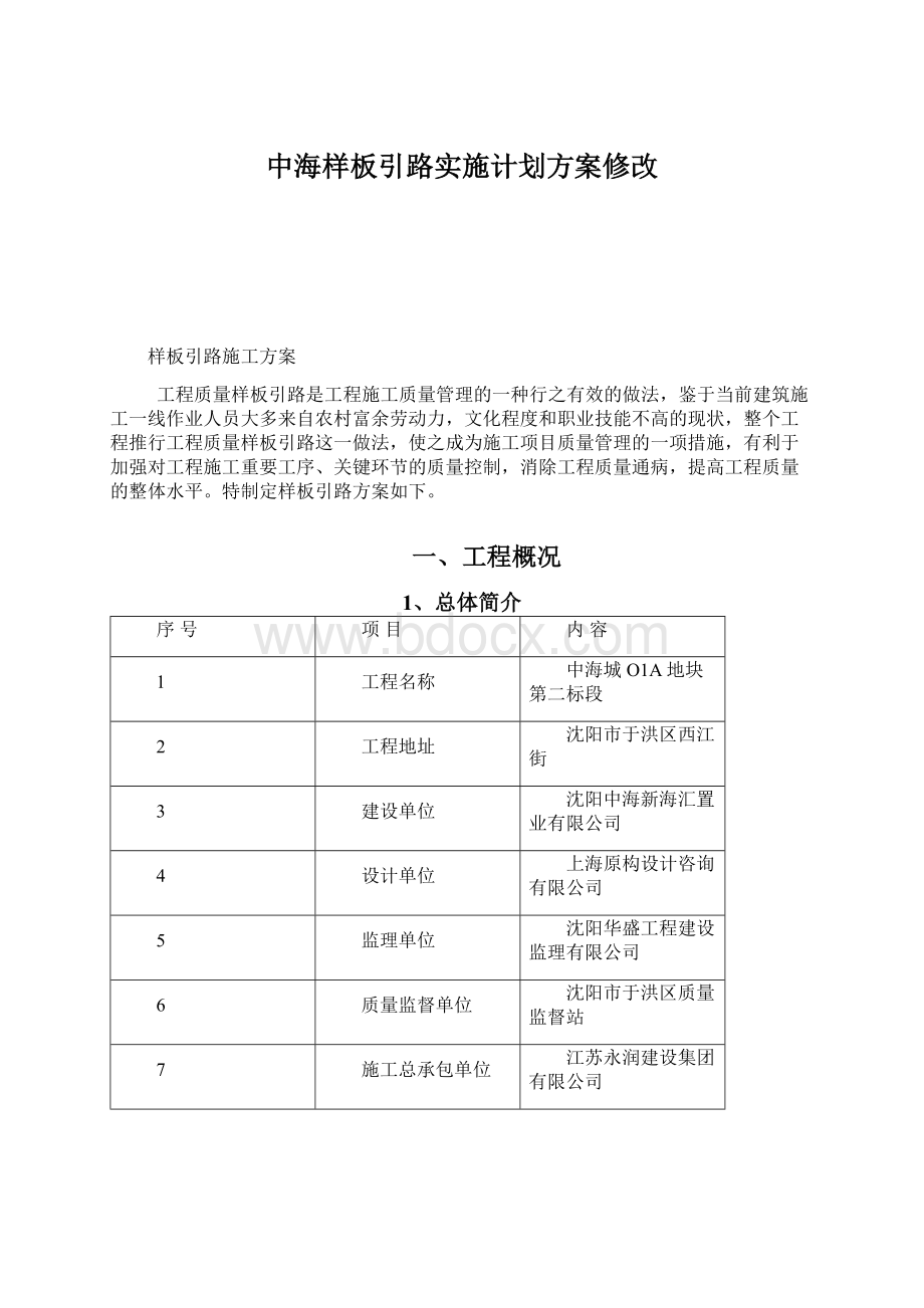 中海样板引路实施计划方案修改Word文档下载推荐.docx_第1页