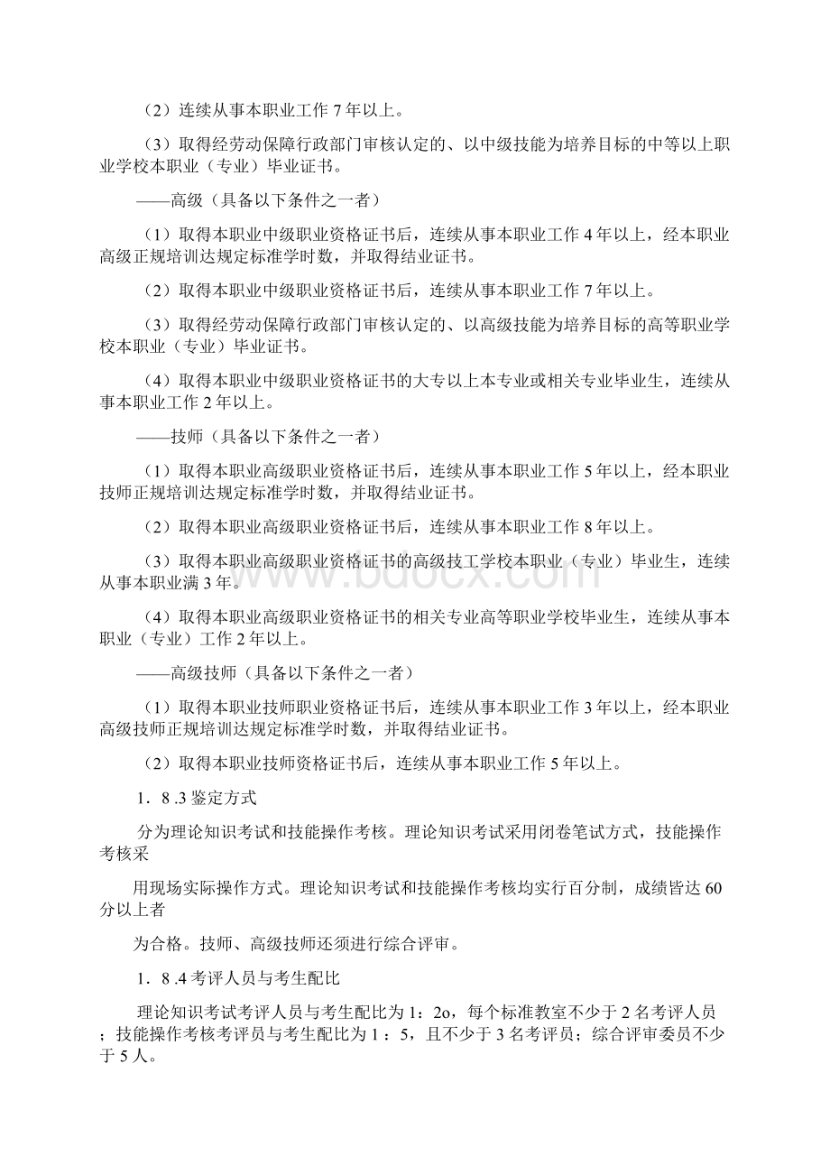 无线电调试工国家职业标准Word文档下载推荐.docx_第3页