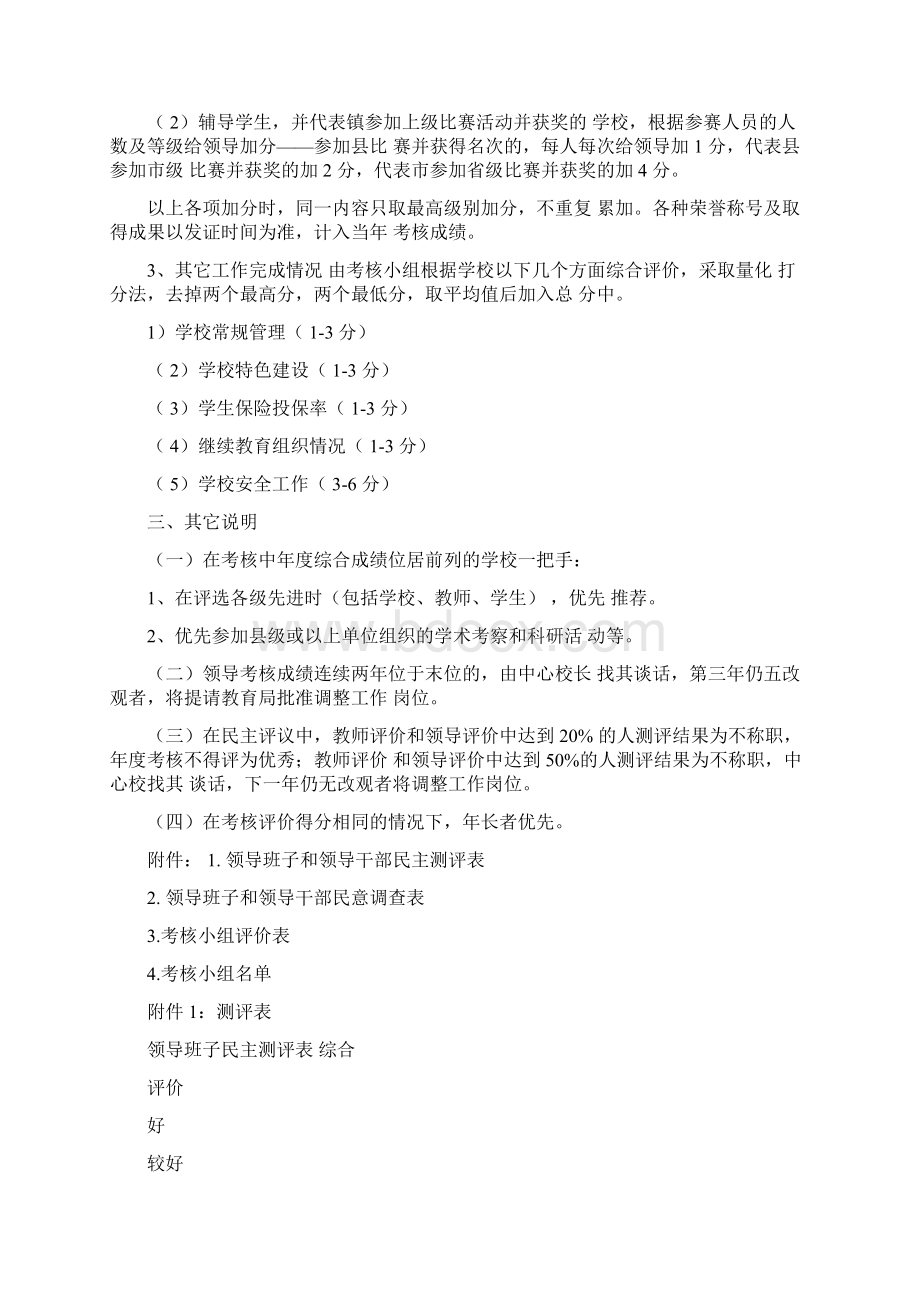 学校领导考核暂行办法Word格式文档下载.docx_第3页