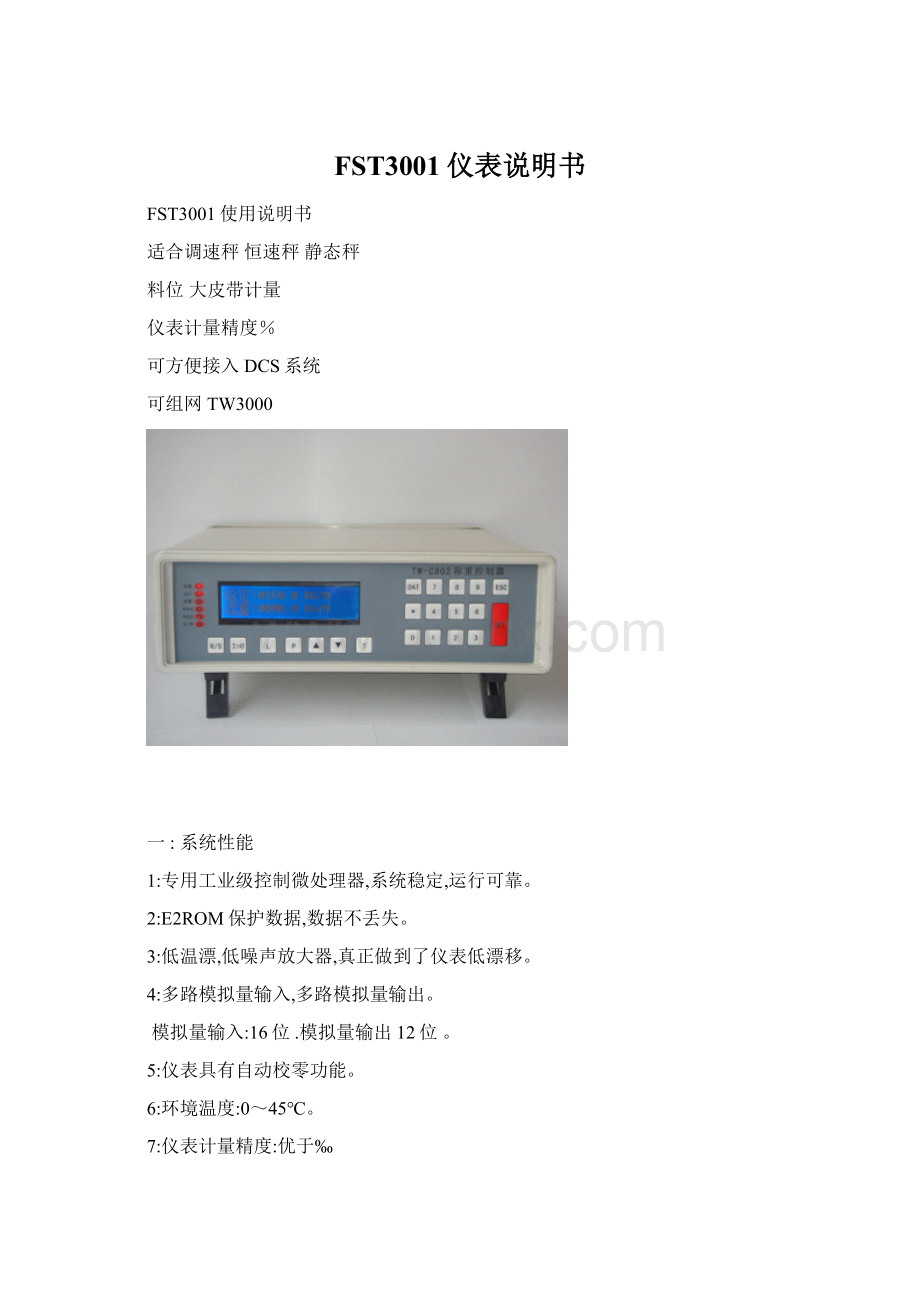 FST3001仪表说明书Word格式.docx_第1页