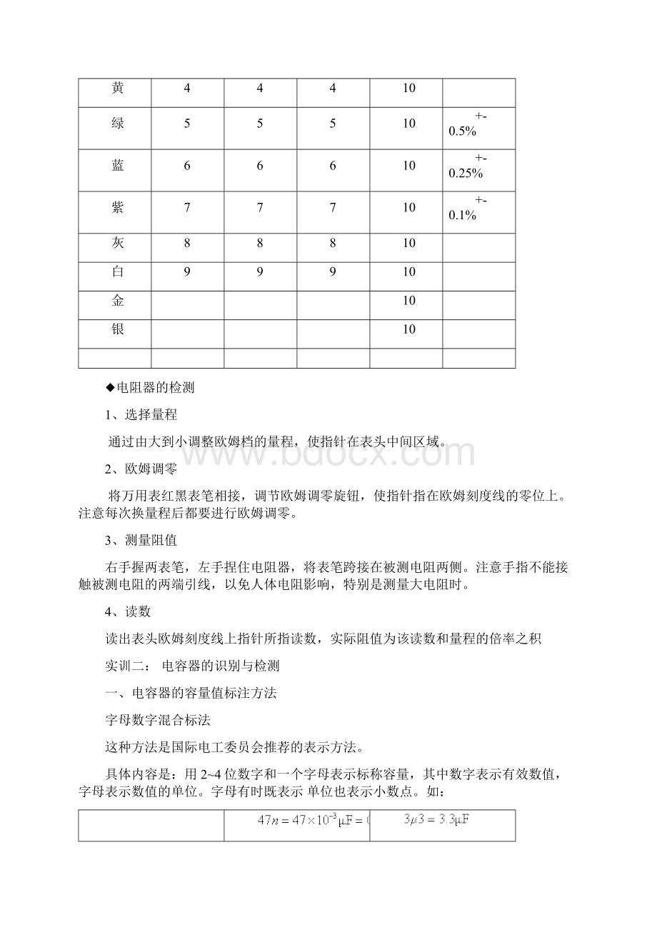 电子技能实习教案课程Word格式文档下载.docx_第3页