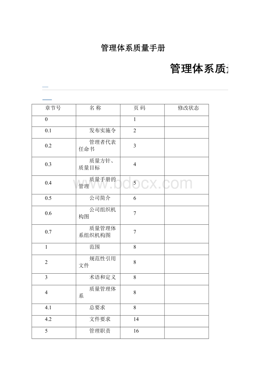 管理体系质量手册.docx