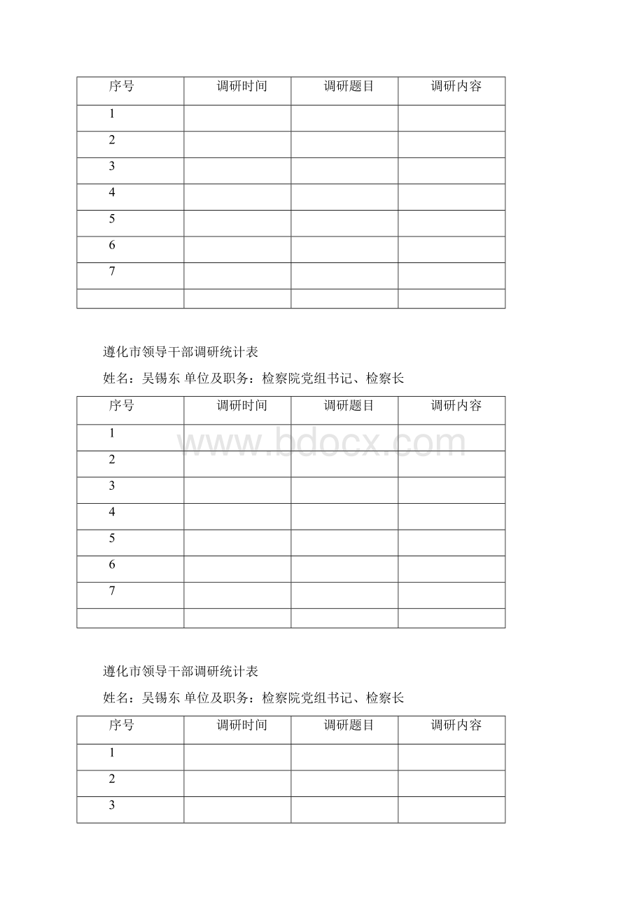 领导干部调研统计表Word格式.docx_第2页