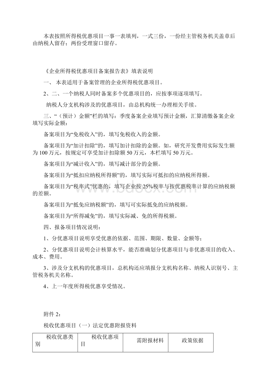 企业所得税税收优惠备案材料国家税务总局文件文档格式.docx_第2页