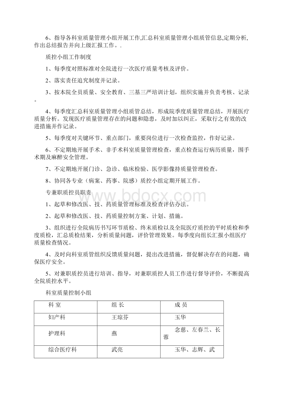 东坡中心卫生院医疗质量管理实施方案Word文档下载推荐.docx_第3页