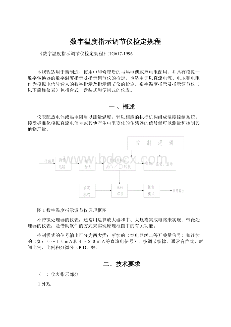 数字温度指示调节仪检定规程.docx_第1页