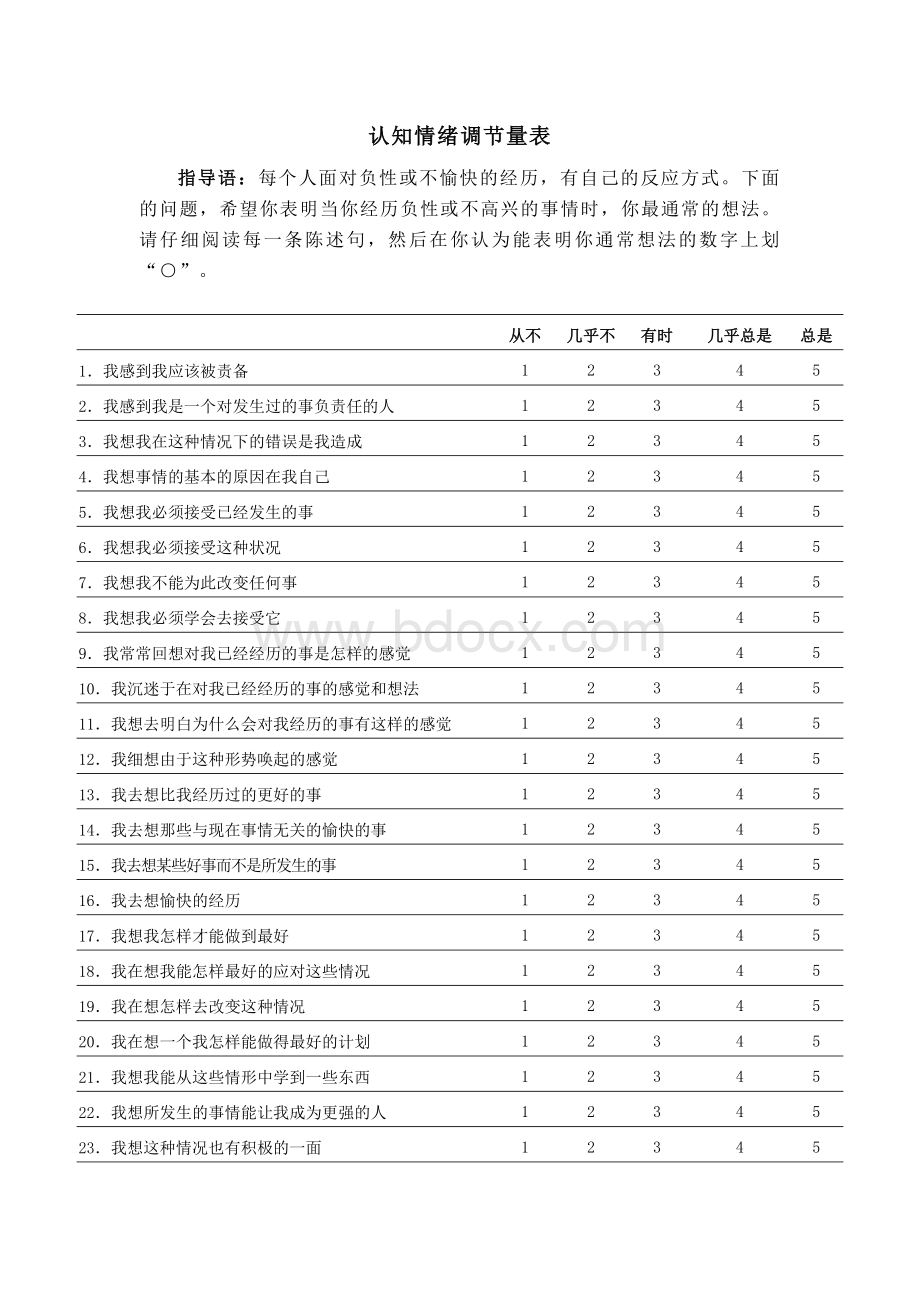 认知情绪调节量表、计分方式及结果解释.doc_第1页