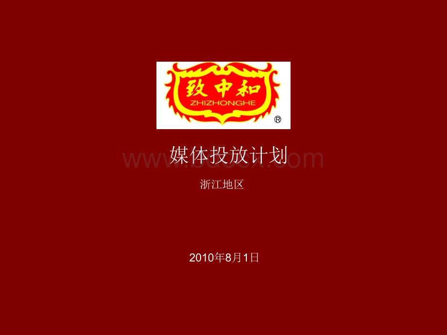 致中和媒介投放计划优质PPT.ppt_第1页