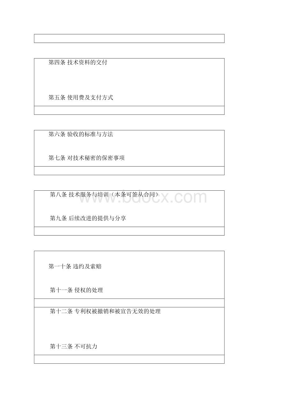 专利实施许可合同框架和签订指南.docx_第2页