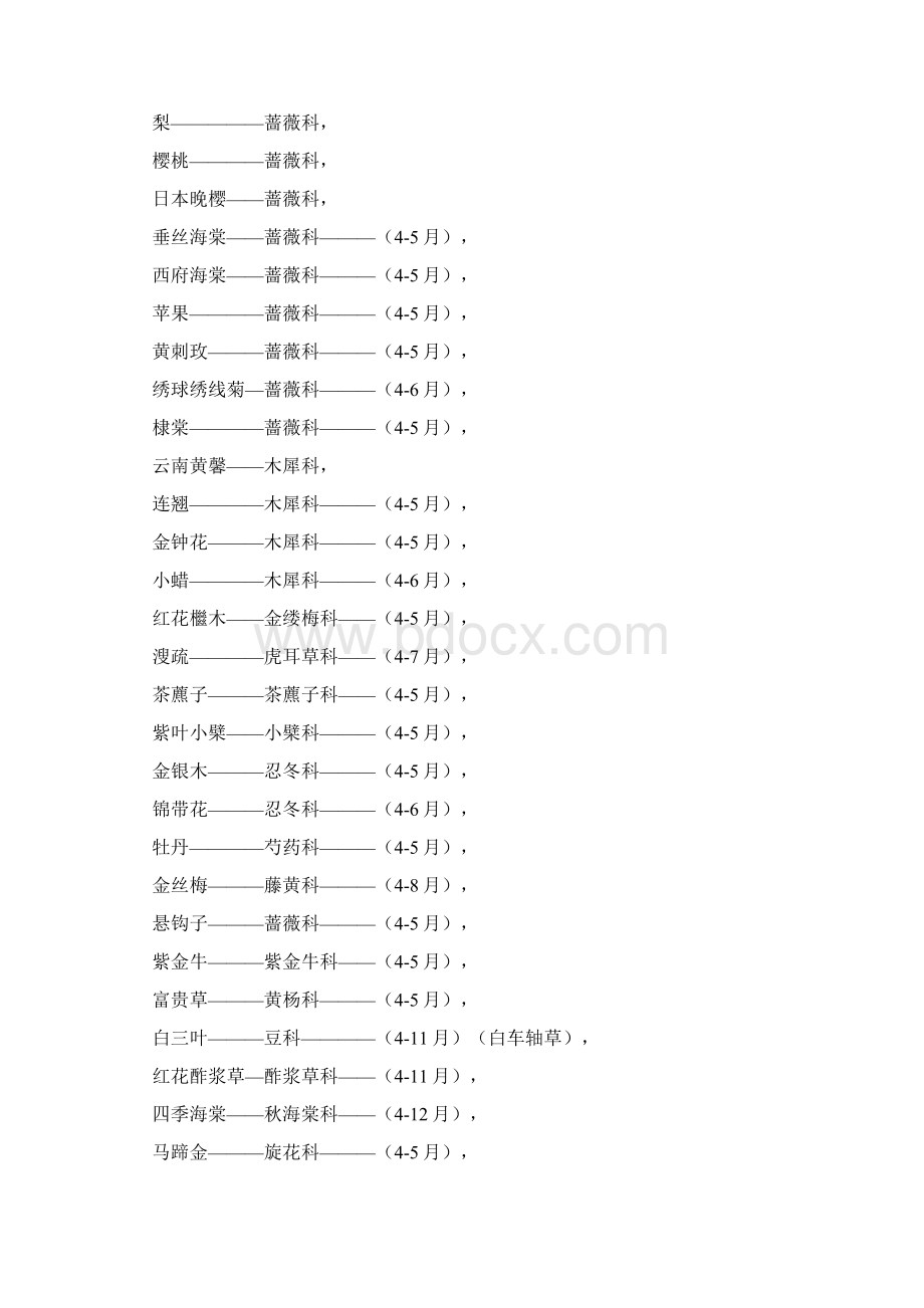 整理一月到开花的植物Word文档下载推荐.docx_第3页