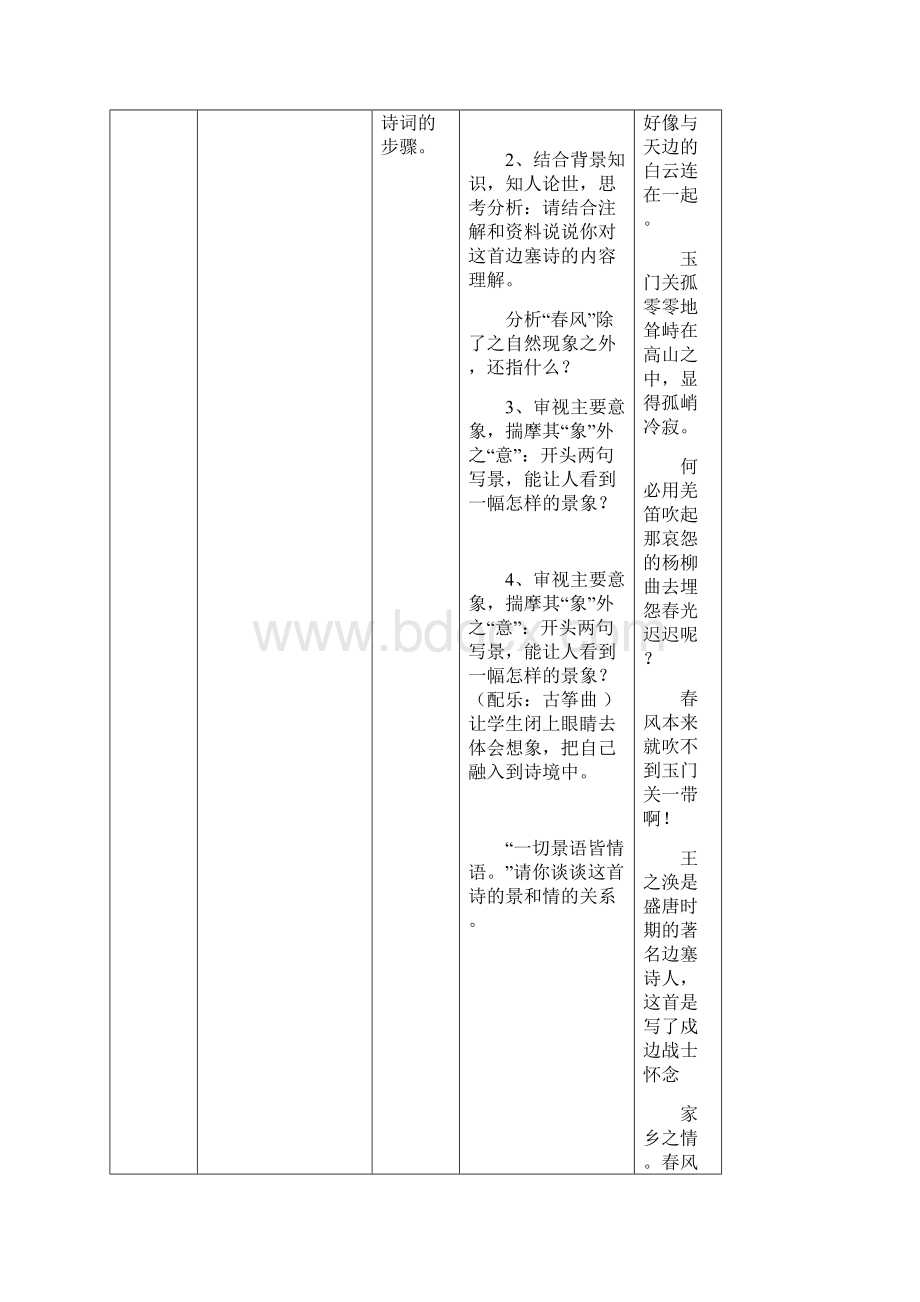 唐诗鉴赏专题教学设计Word格式文档下载.docx_第3页