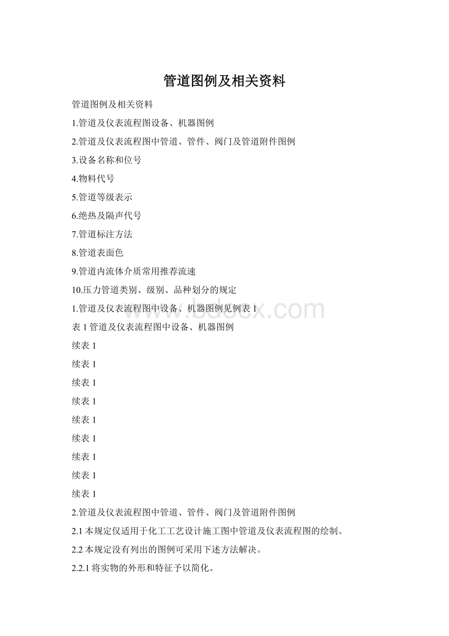 管道图例及相关资料Word格式文档下载.docx