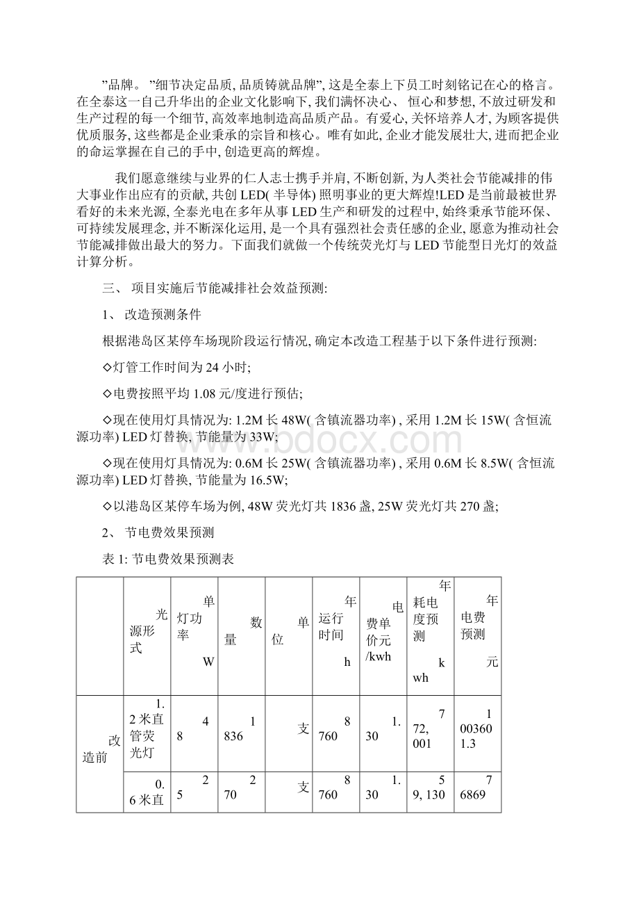 LED日光灯改造方案书样本.docx_第3页