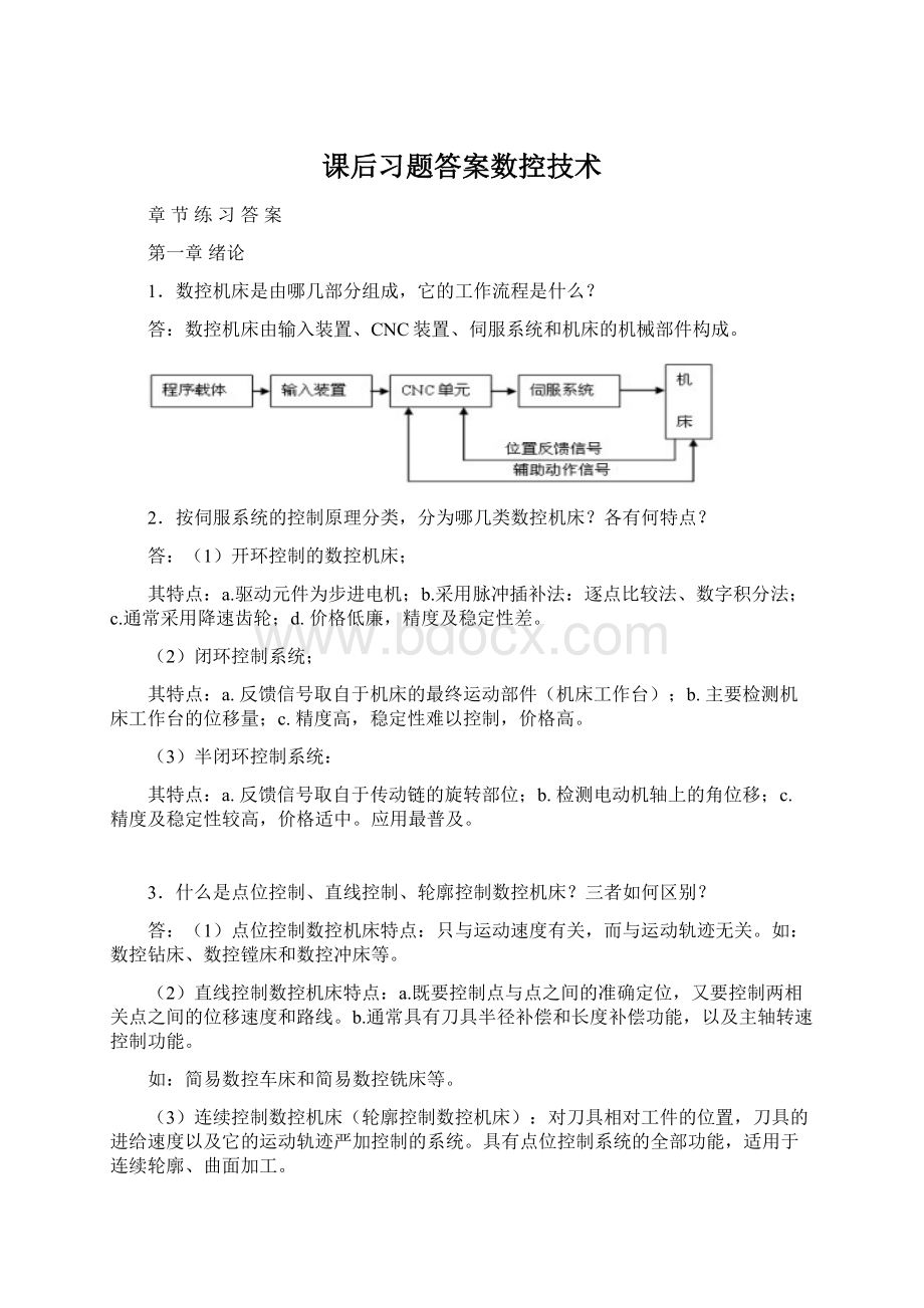 课后习题答案数控技术Word文档下载推荐.docx