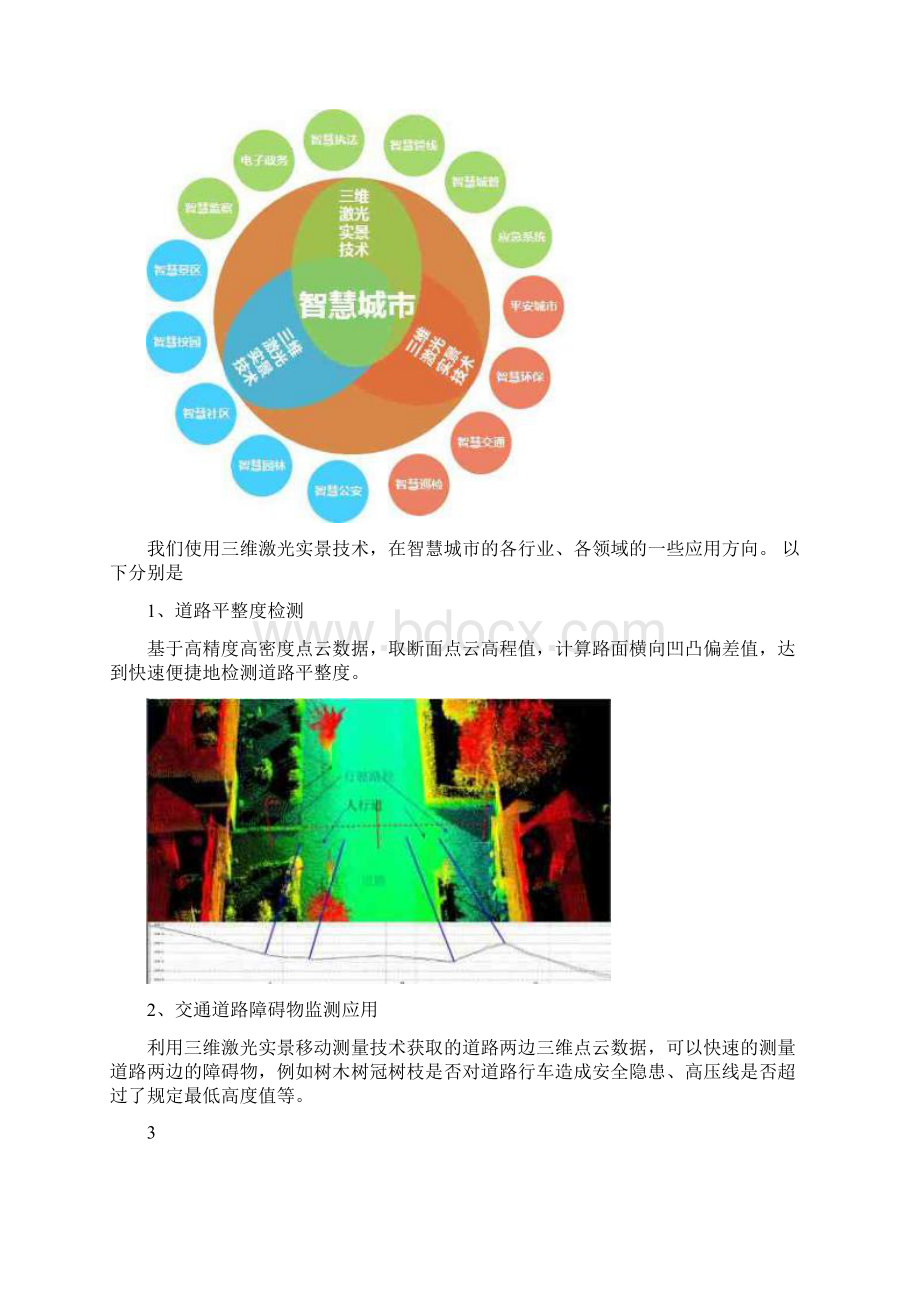 三维激光实景技术在智慧城市建设中的应用Word格式.docx_第3页