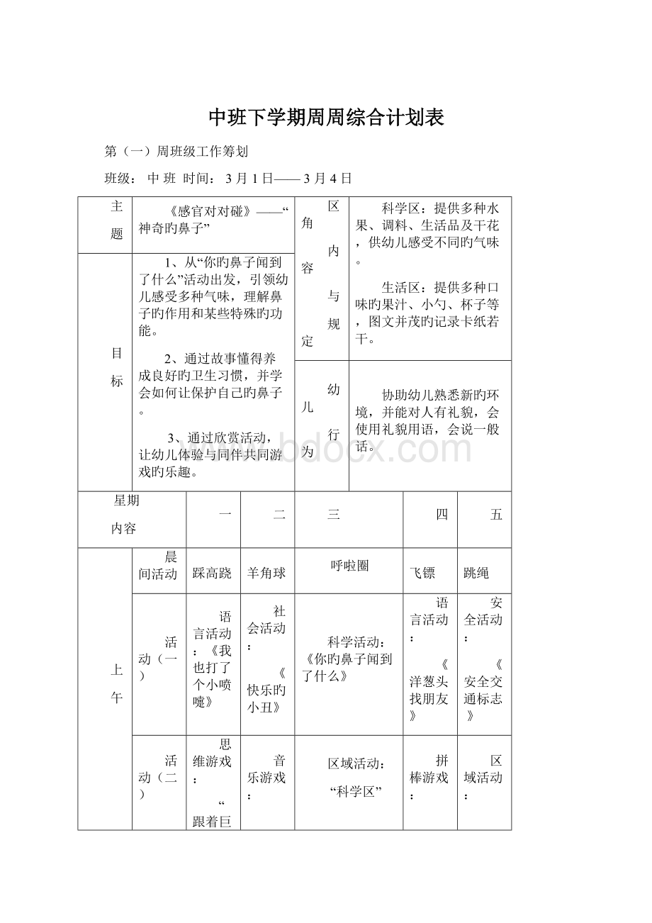 中班下学期周周综合计划表Word下载.docx_第1页