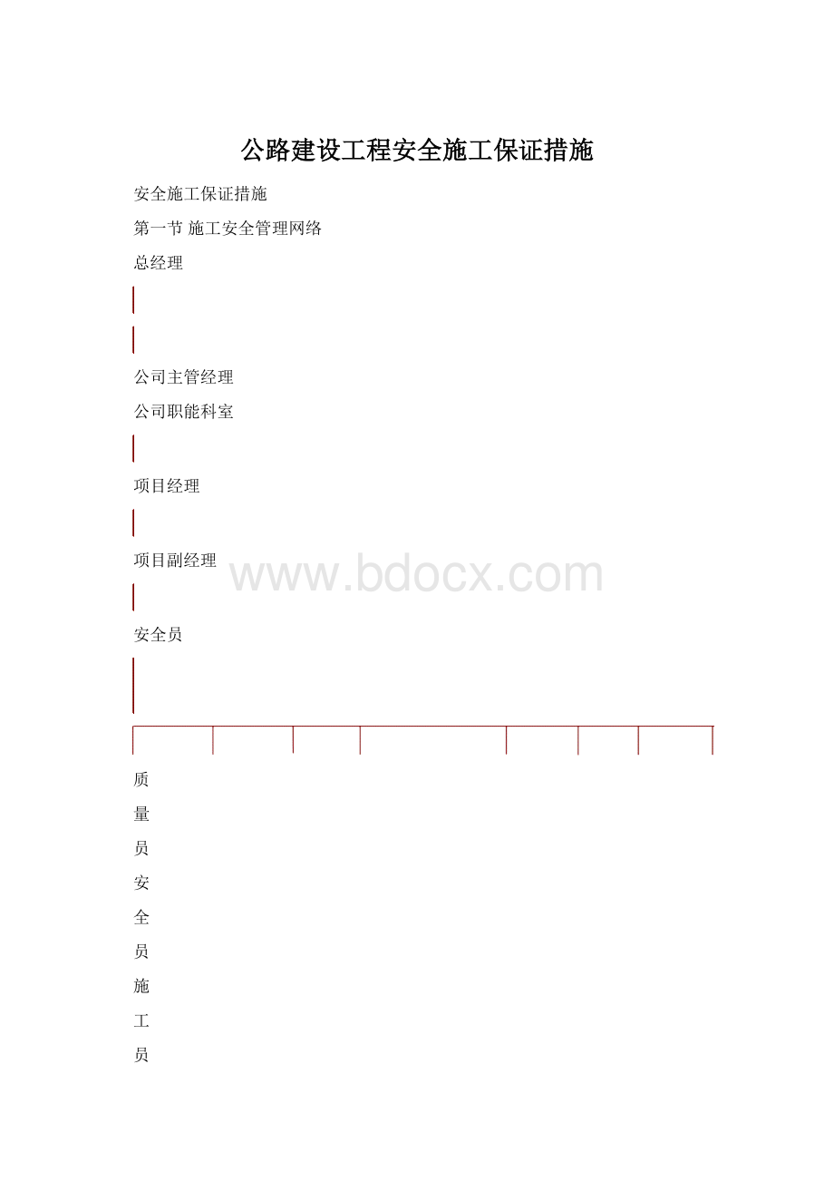 公路建设工程安全施工保证措施.docx_第1页