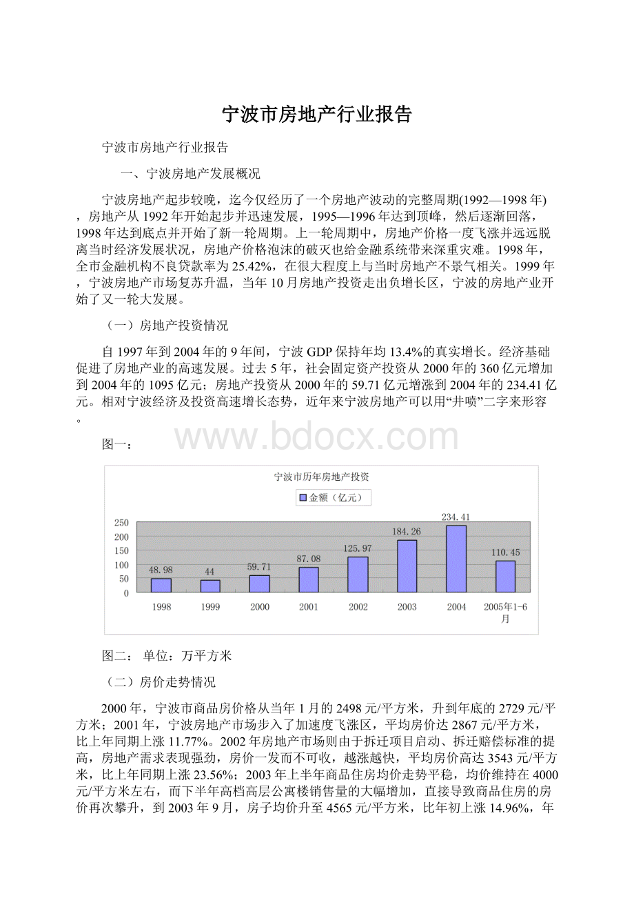 宁波市房地产行业报告.docx_第1页