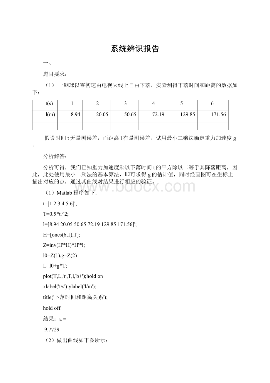 系统辨识报告.docx_第1页