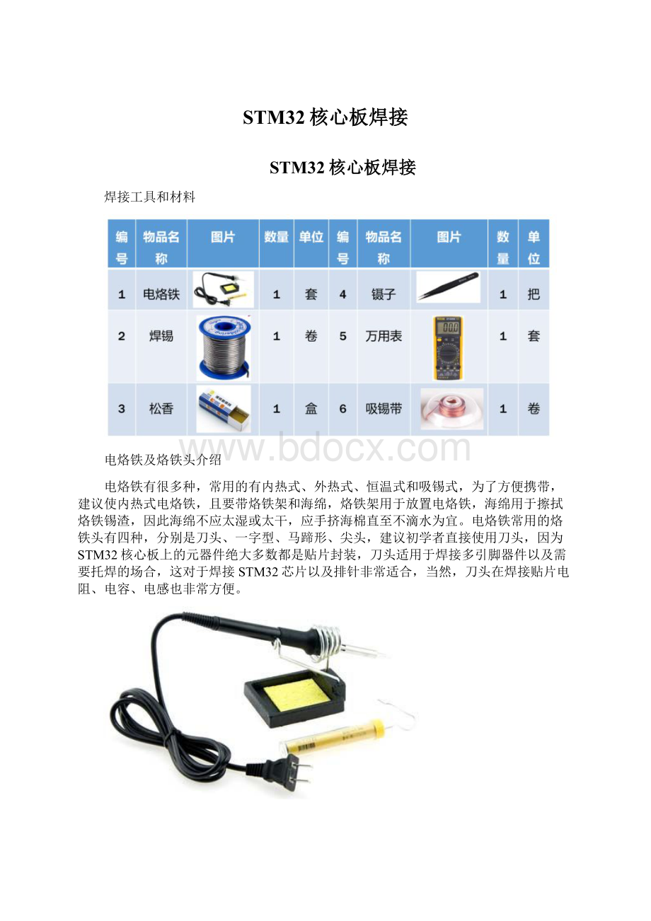 STM32核心板焊接Word格式.docx_第1页