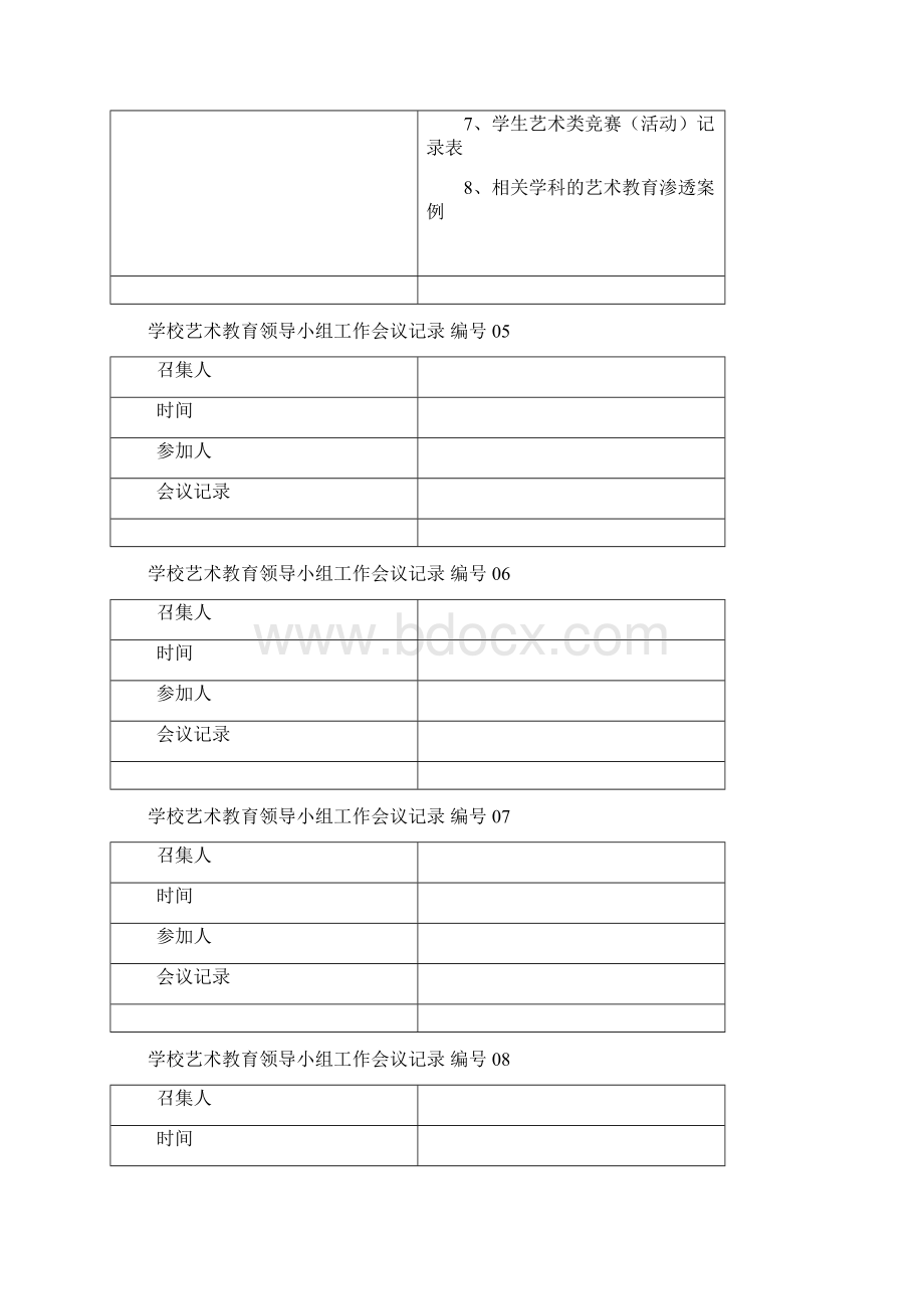 学校艺术教育领导小组工作会议记录.docx_第3页