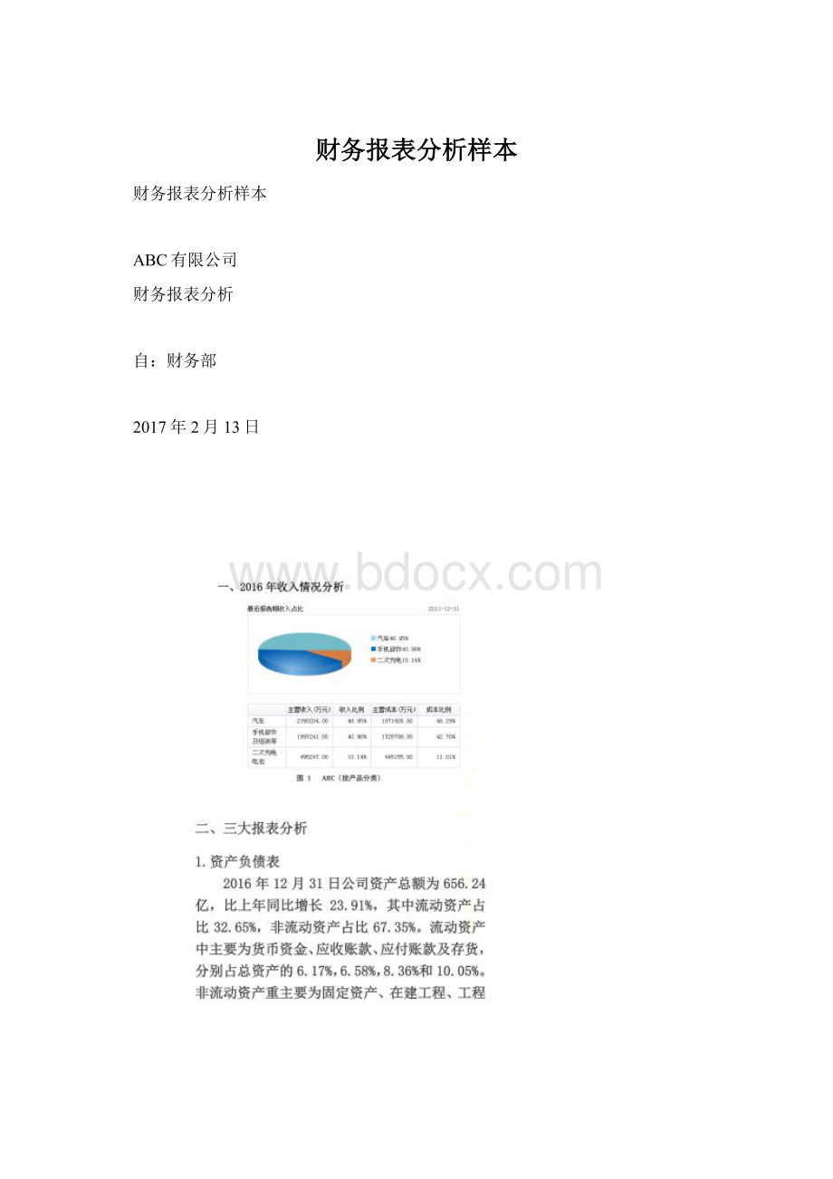 财务报表分析样本.docx_第1页