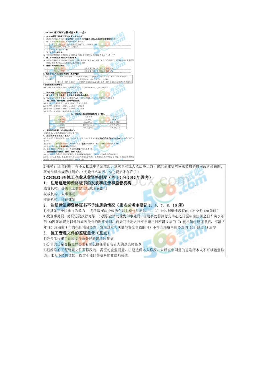 二建法规重难点汇总.docx_第3页