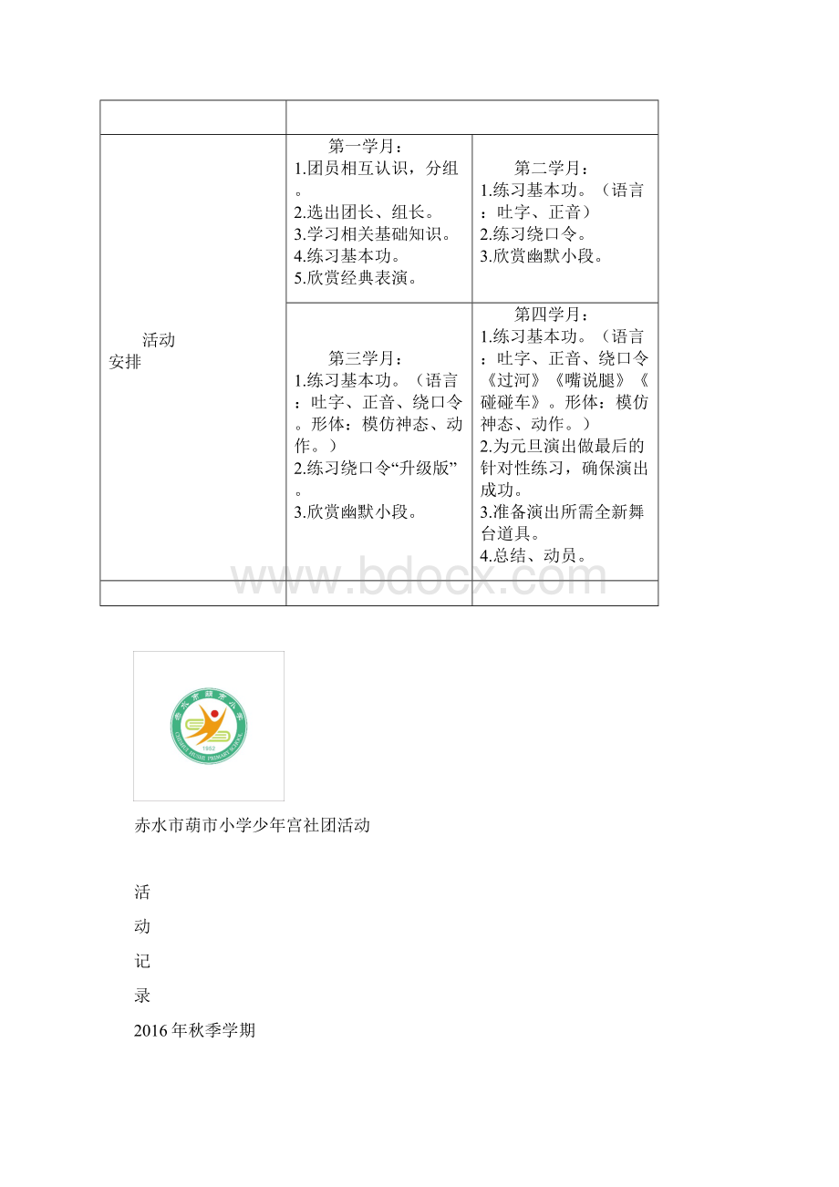 少年宫 相声小品社团精彩活动记录簿.docx_第2页