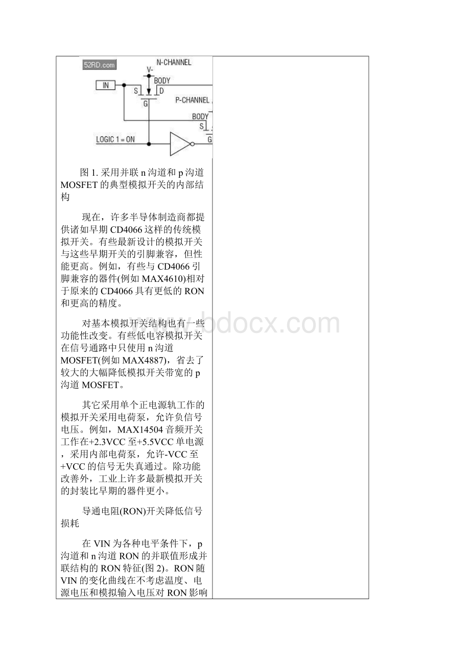 正确选择CMOS模拟开关的建议要点.docx_第2页