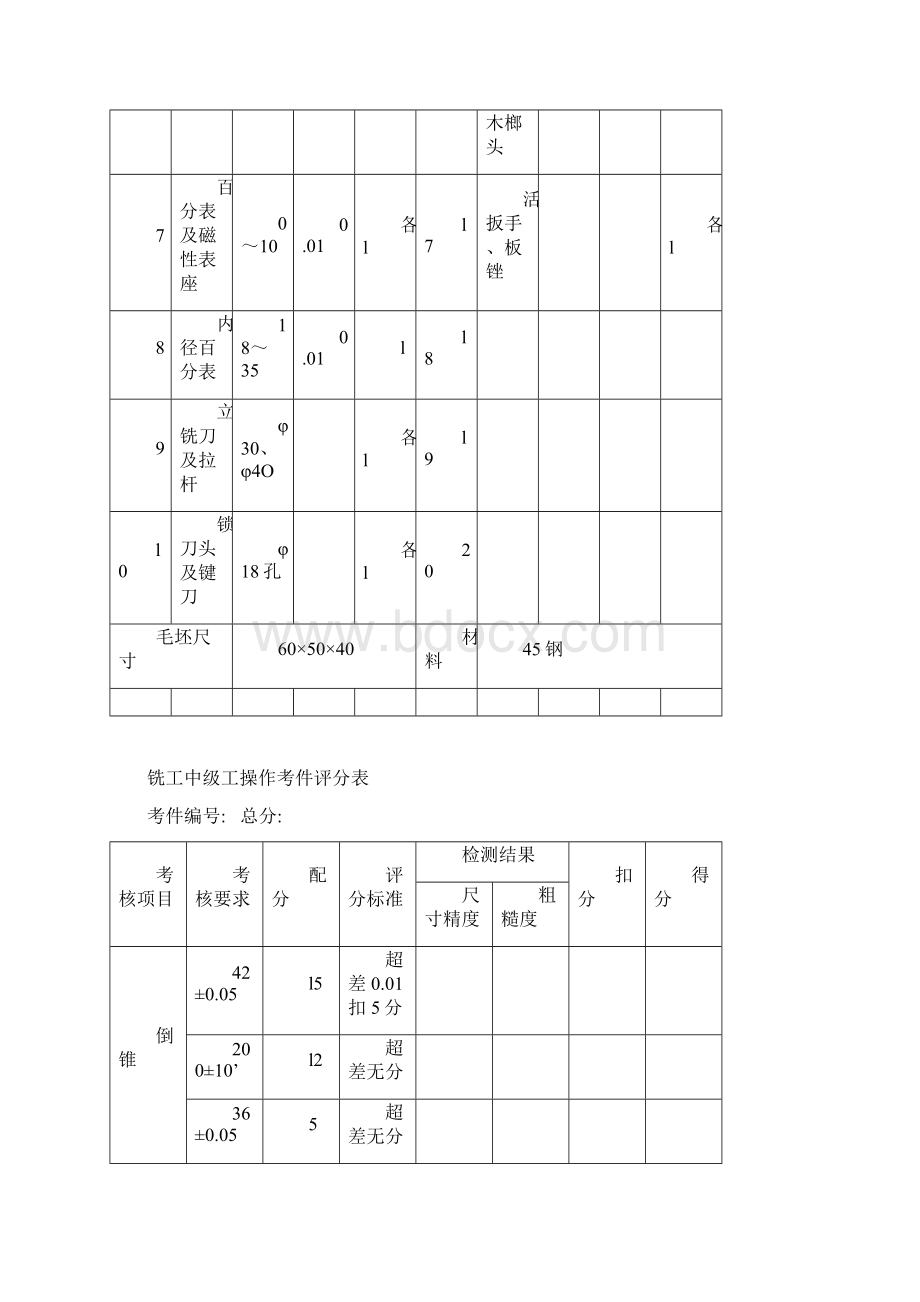 B铣工中级操作试题10题.docx_第3页