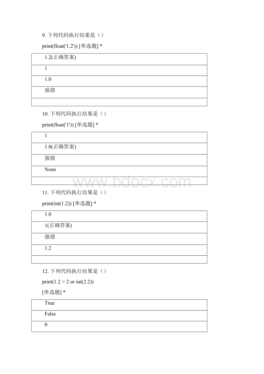 全国青少年软件编程python等级考Word文档下载推荐.docx_第3页