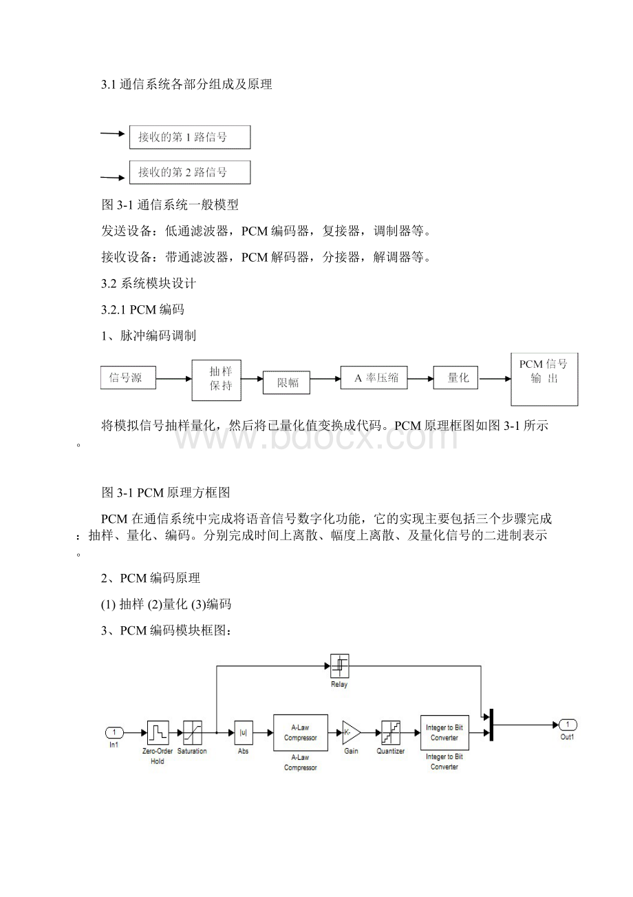 PCMTDM2DPSKsimulink通信课程设计报告.docx_第2页