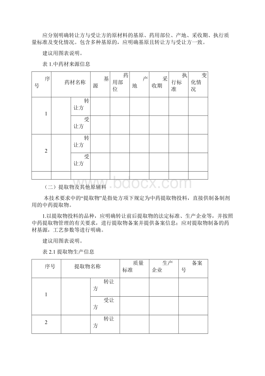 药品技术转让药学研究信息汇总表中药Word文档格式.docx_第2页