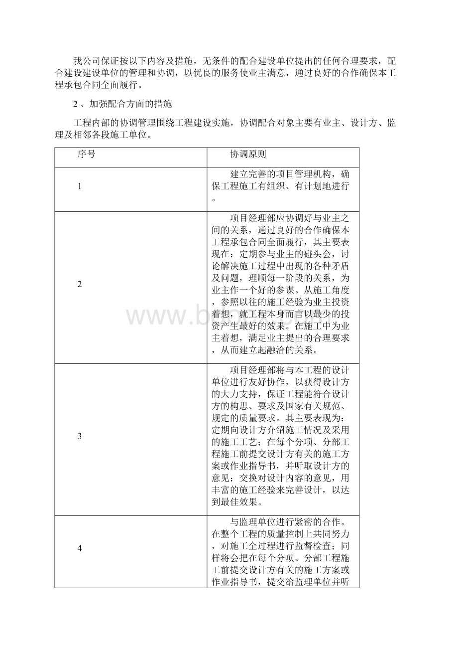 与工程有关各单位的配合措施Word文档格式.docx_第2页