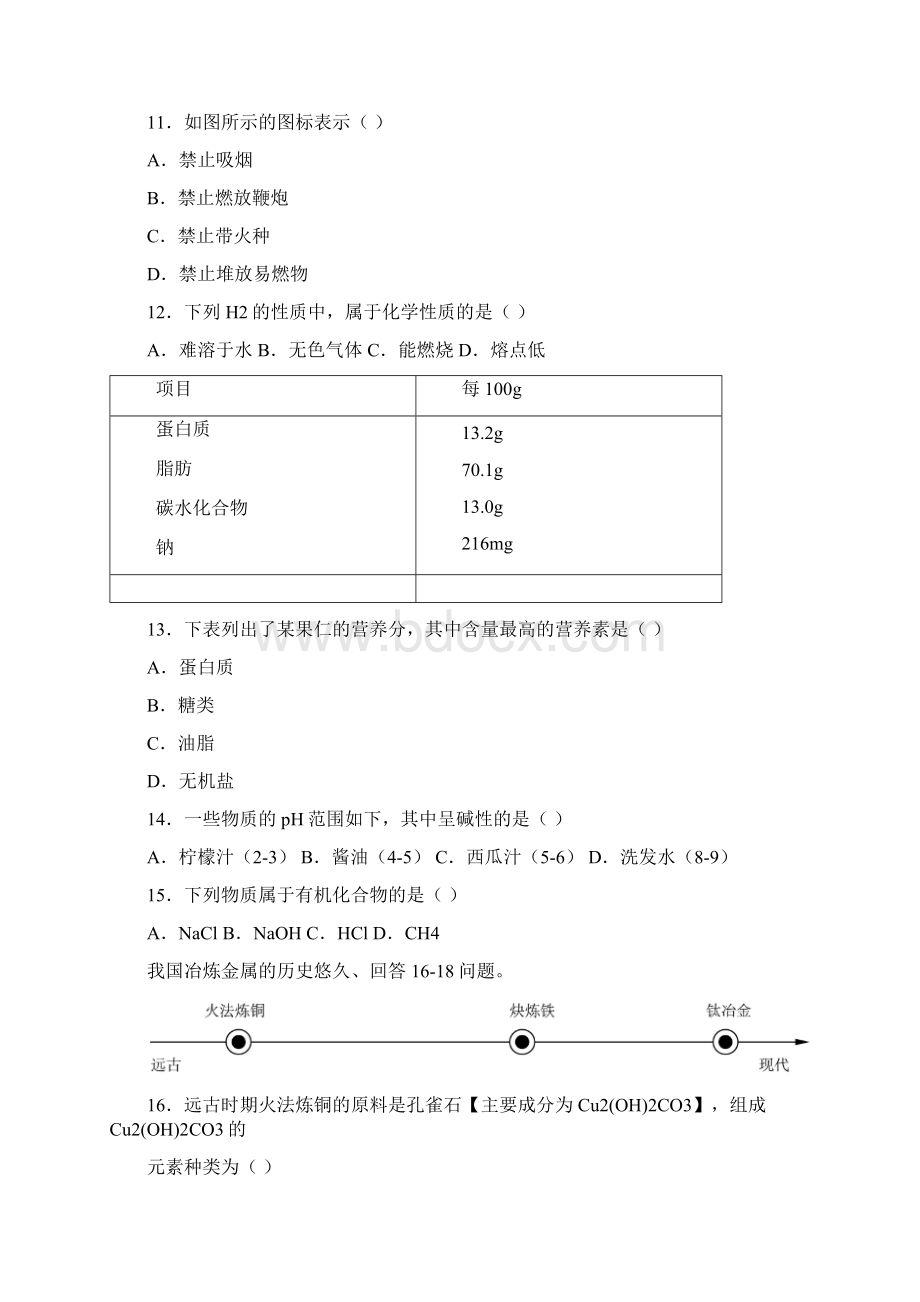 北京市中考化学试题WORD精校版带标准答案Word文档下载推荐.docx_第2页