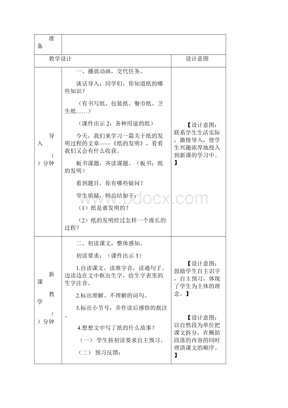 部编版统编三年级语文下册《 纸的发明》精品教案.docx_第2页