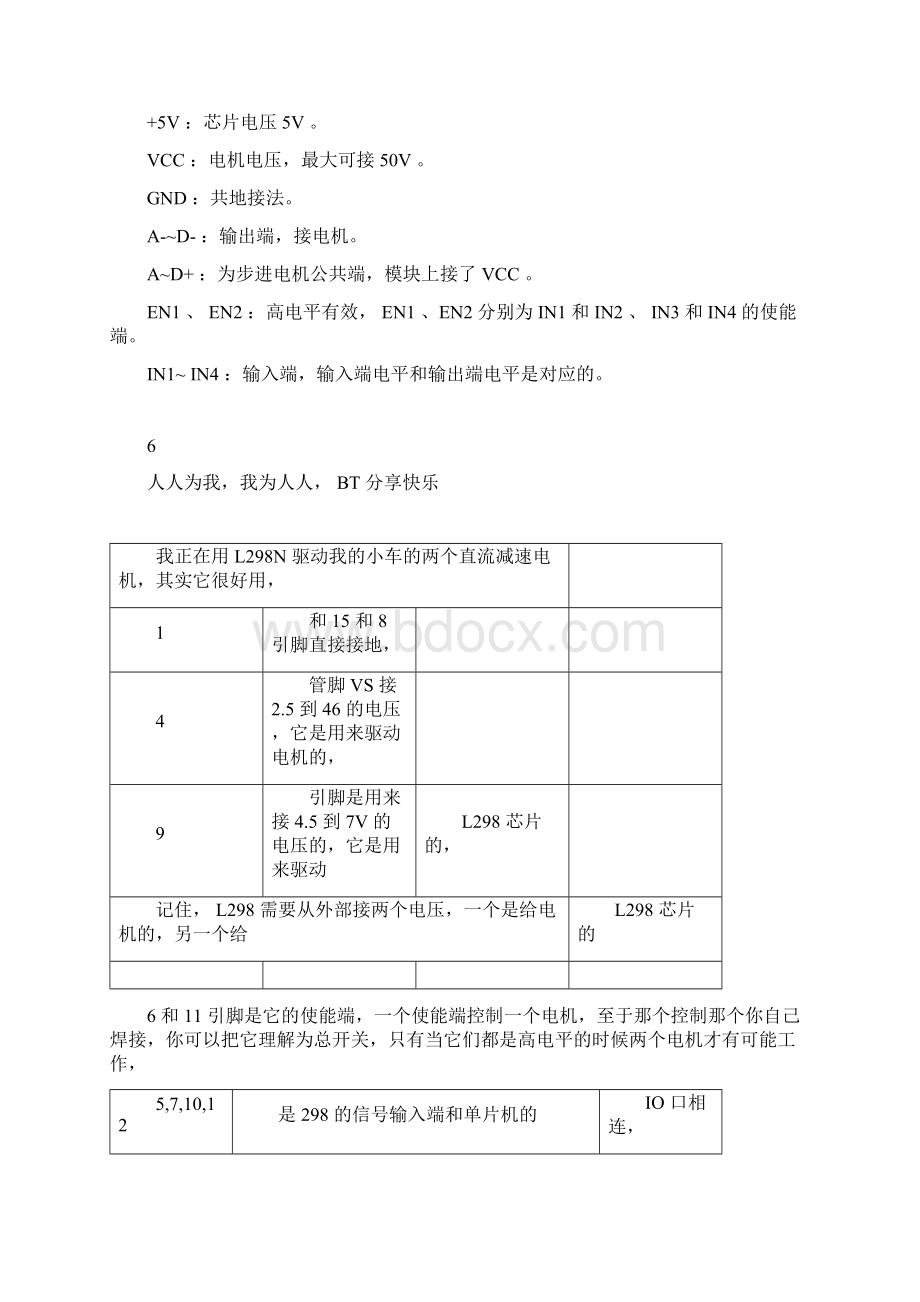 完整word版大总结L298N的详细资料驱动直流电机和步进电机doc.docx_第3页