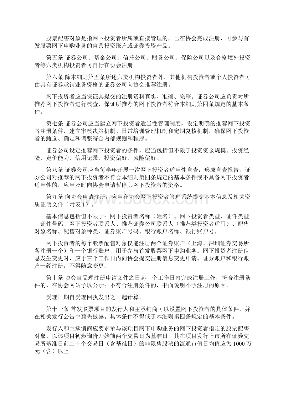 首次公开发行股票网下投资者管理细则.docx_第2页