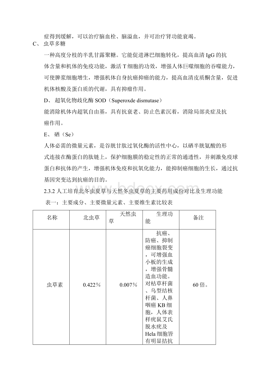 云南北虫草投资商业计划书Word格式.docx_第3页