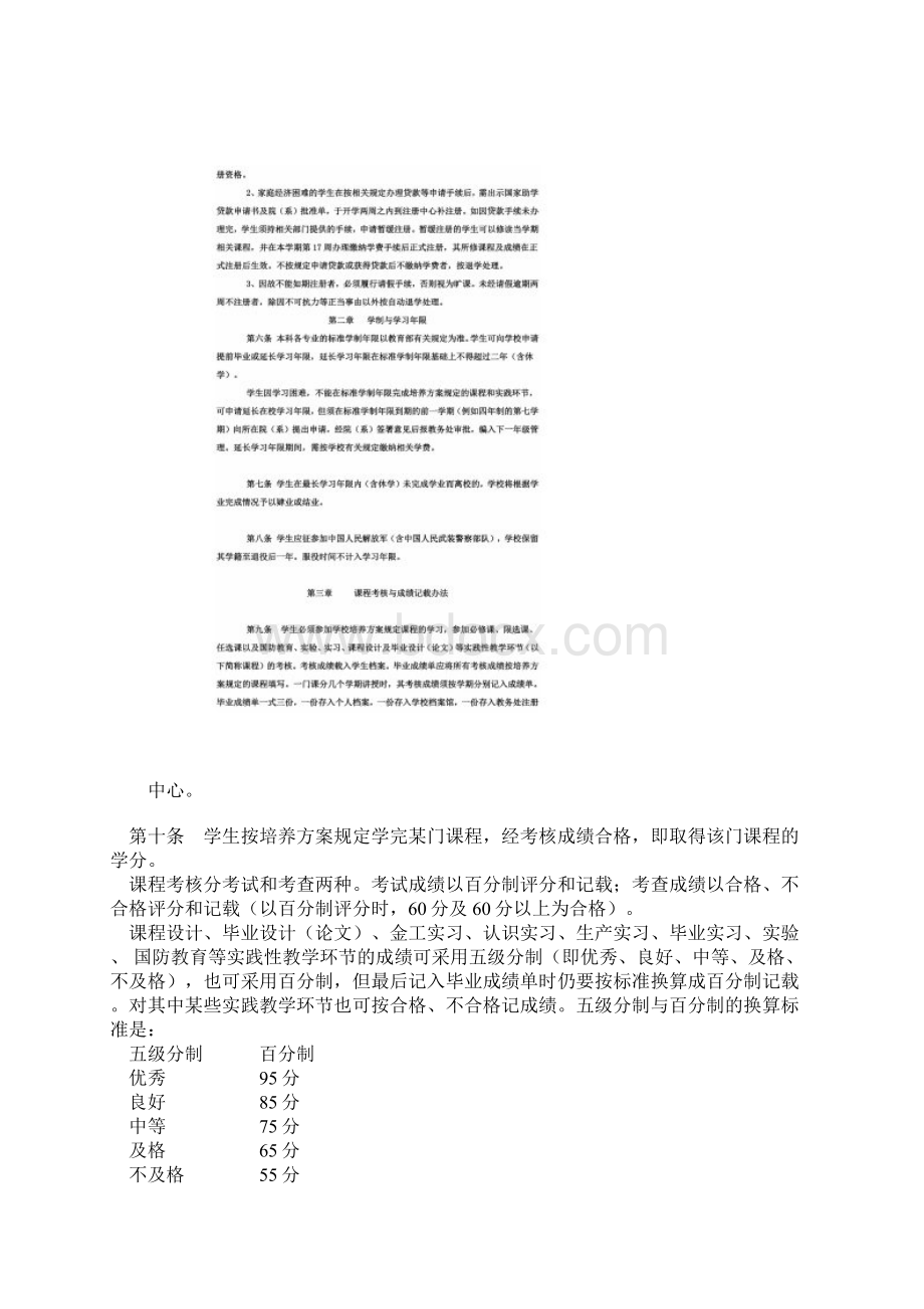 哈尔滨工业大学本科生学籍管理办法.docx_第2页