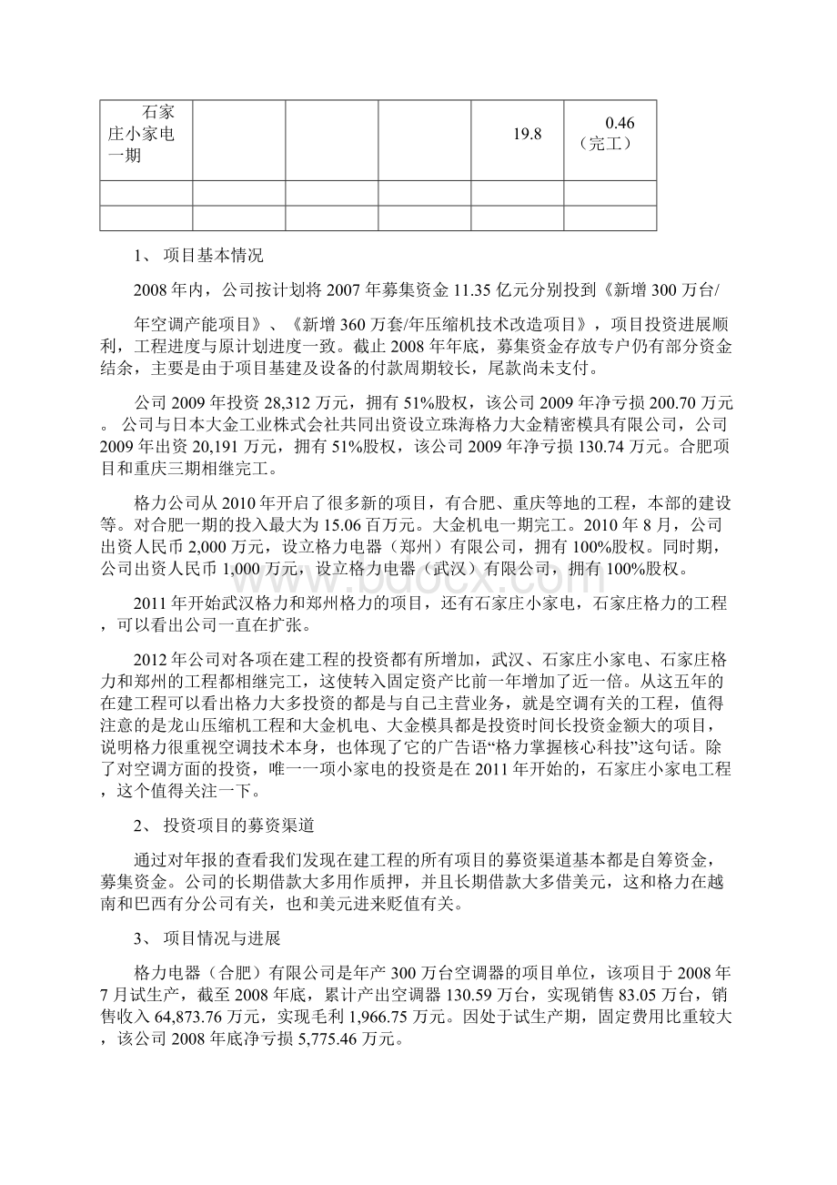 格力电器投资政策分析word版本.docx_第2页