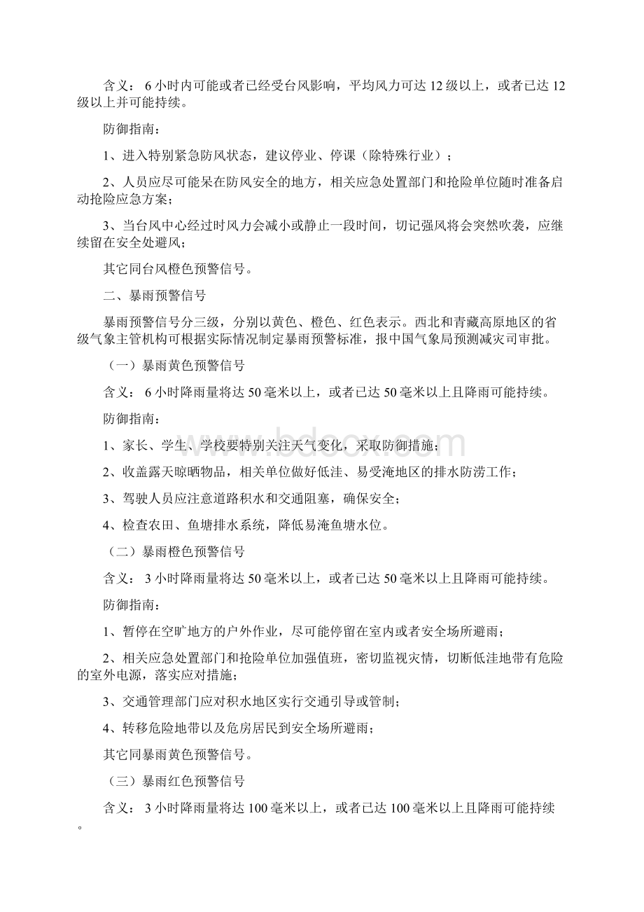 突发气象灾害预警信号及防御指南.docx_第3页